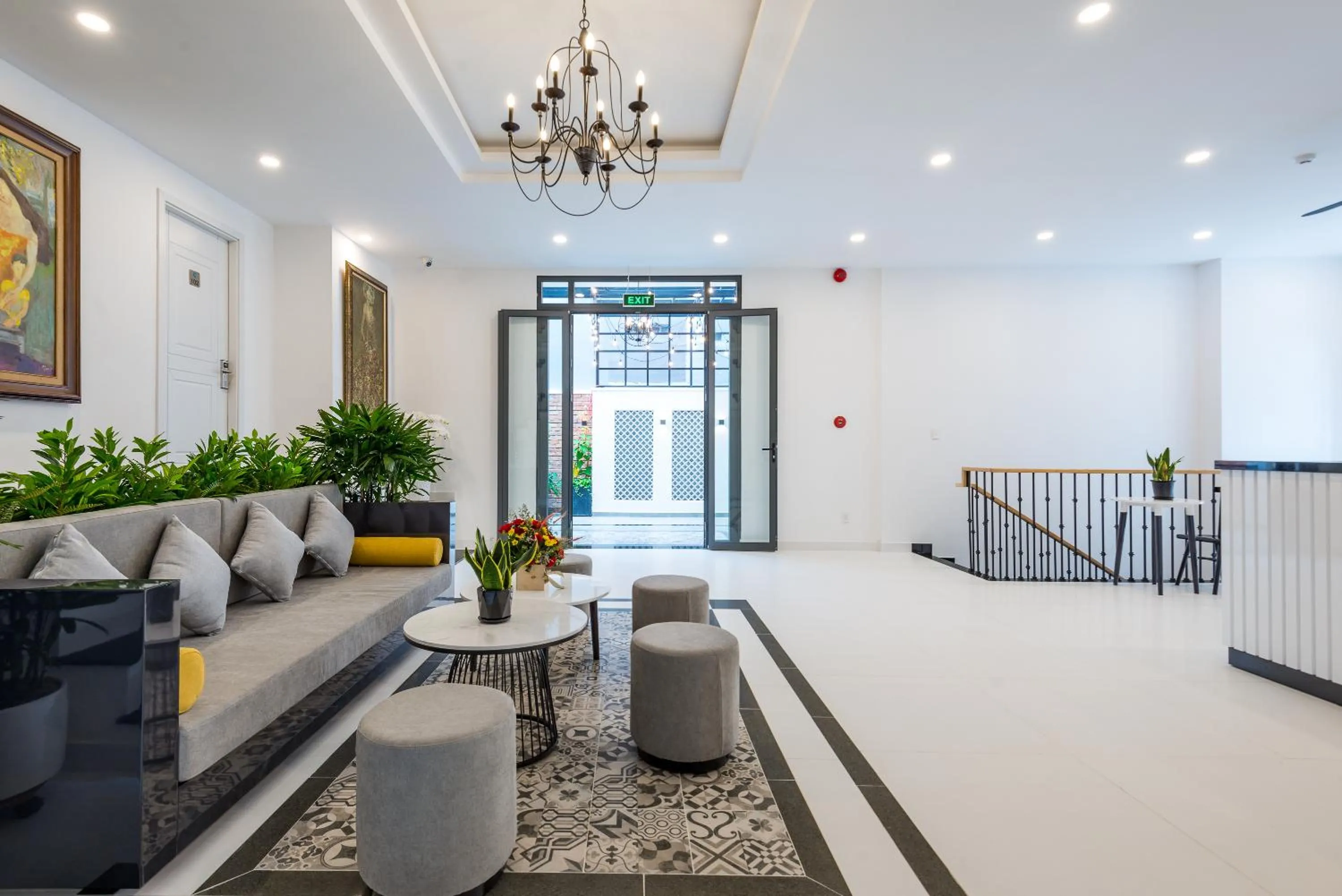 Lobby or reception in Cozrum Homes The Gallery Residence