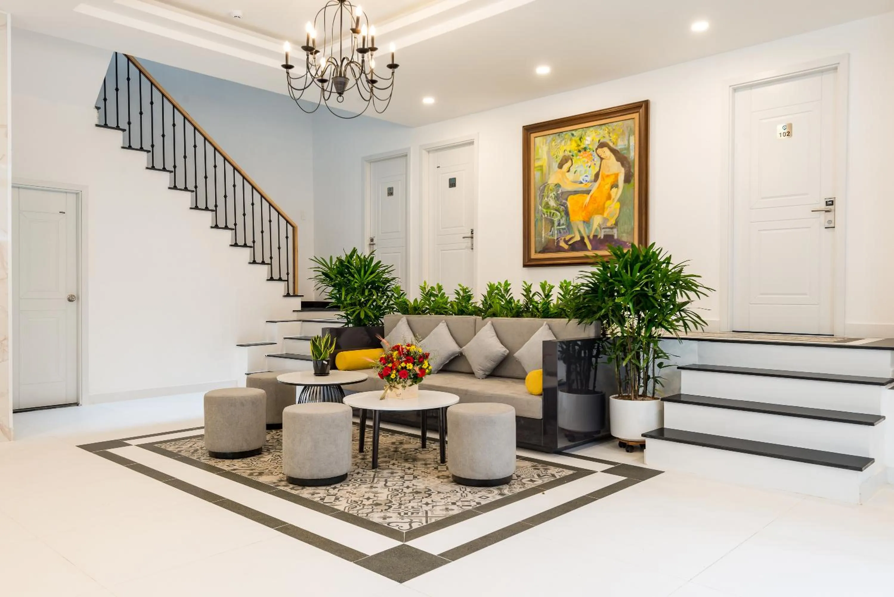 Lobby or reception in Cozrum Homes The Gallery Residence