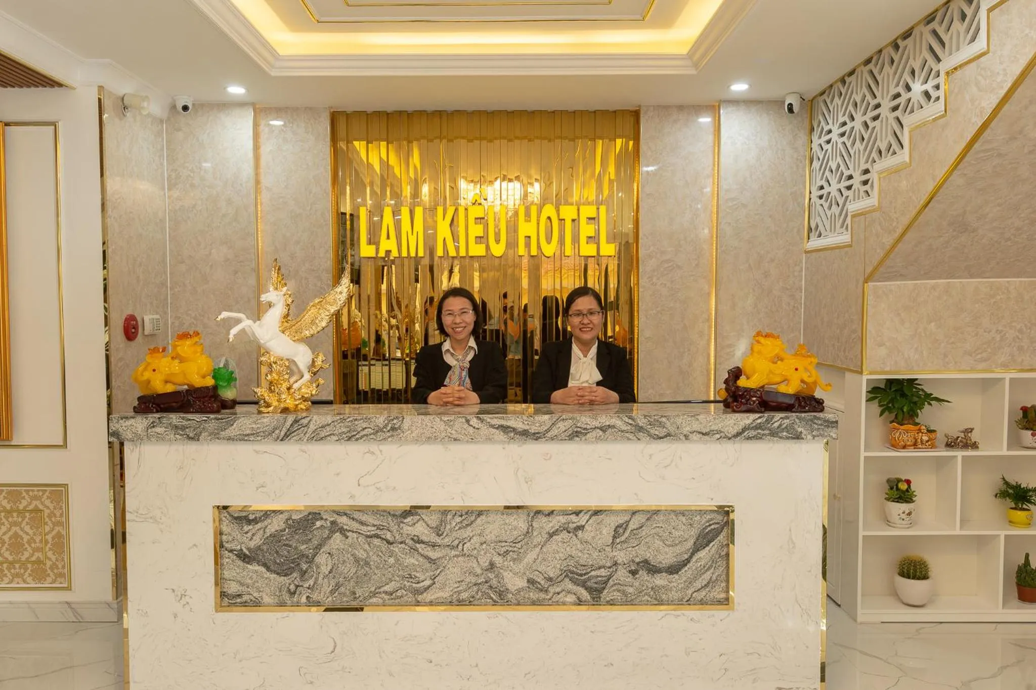 Lobby or reception in Lam Kiều Hotel