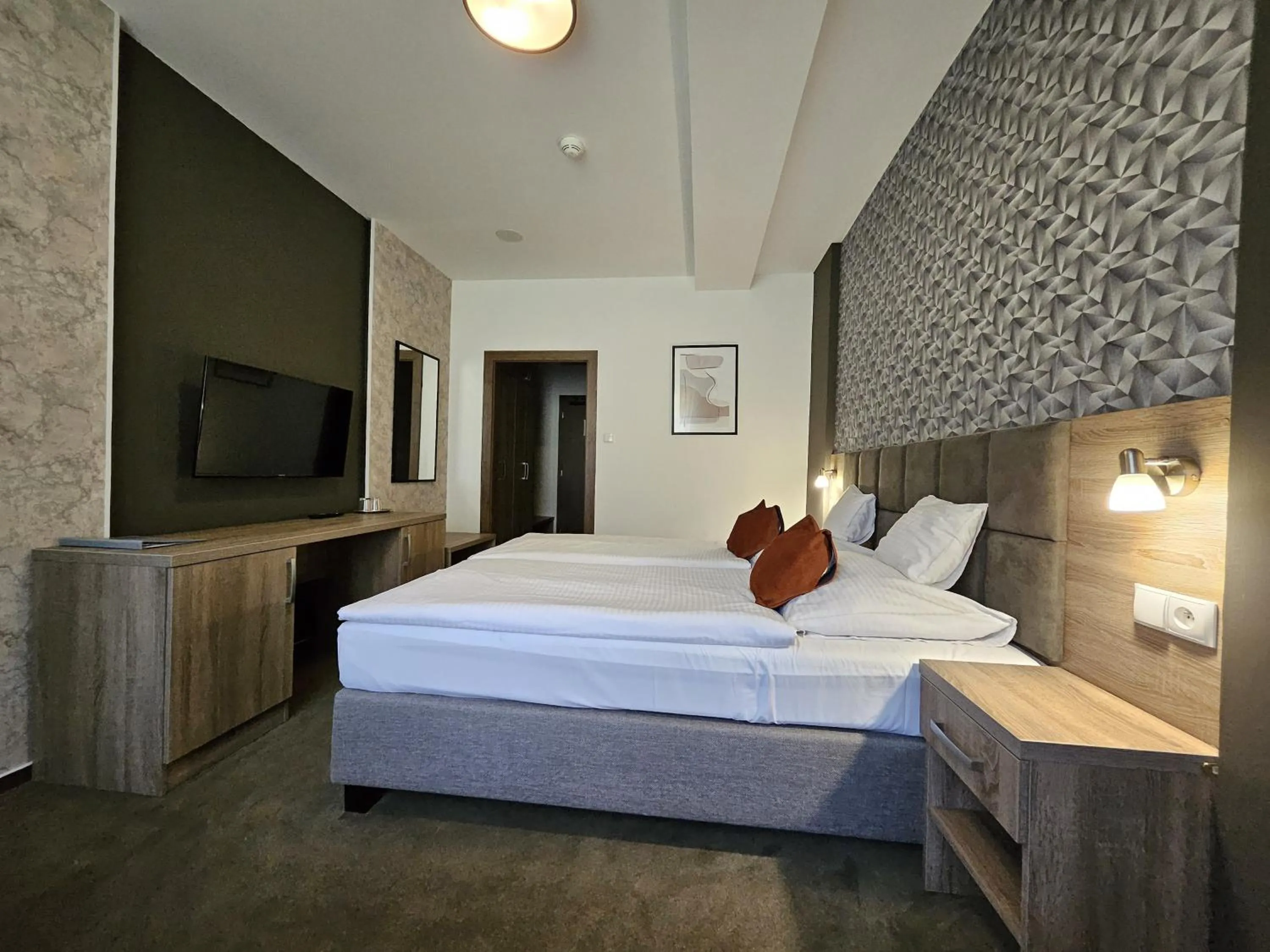 Bed in Hotel Slávia Svidník SPA & RESTAURANT