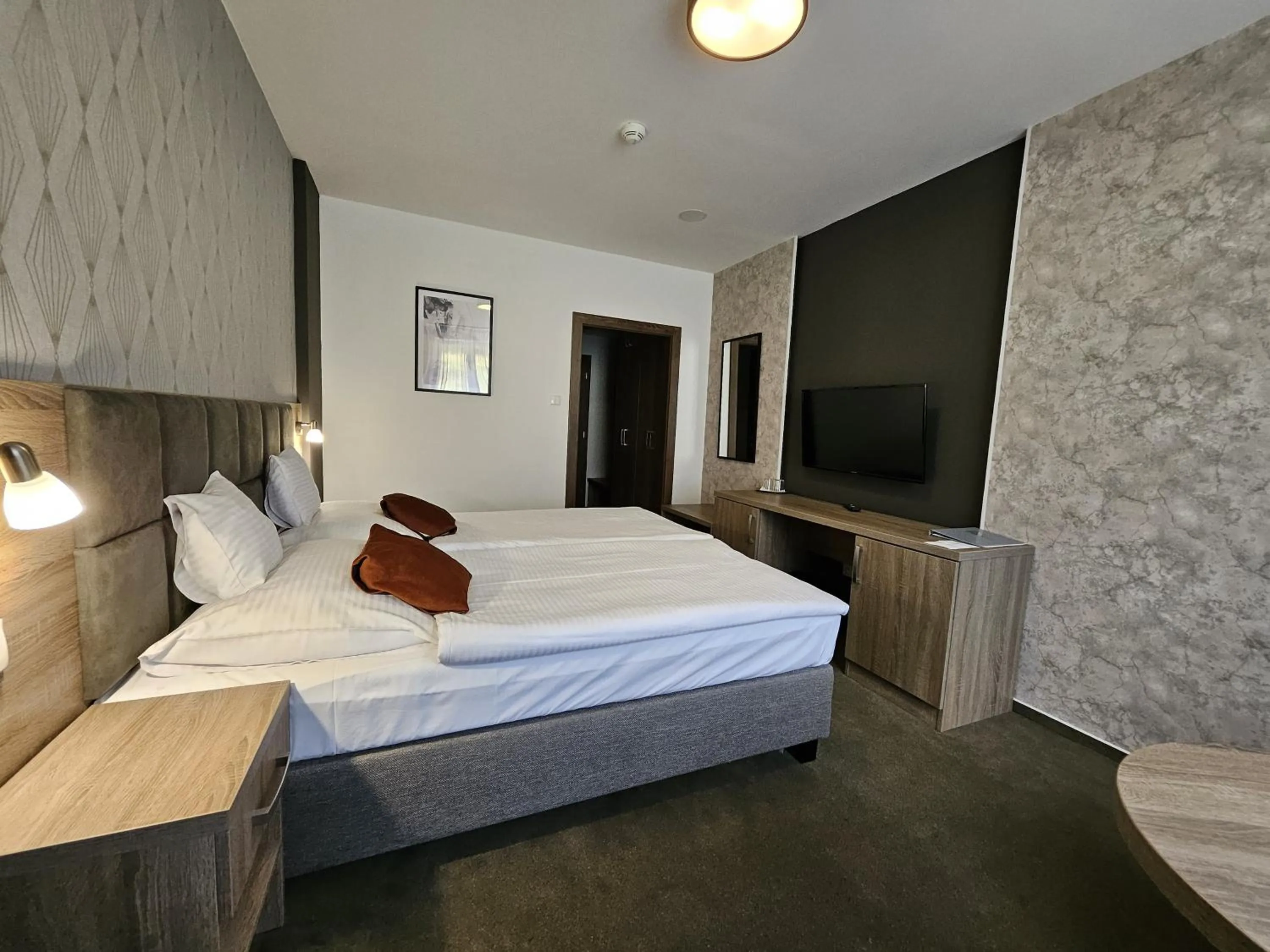 Bed in Hotel Slávia Svidník SPA & RESTAURANT