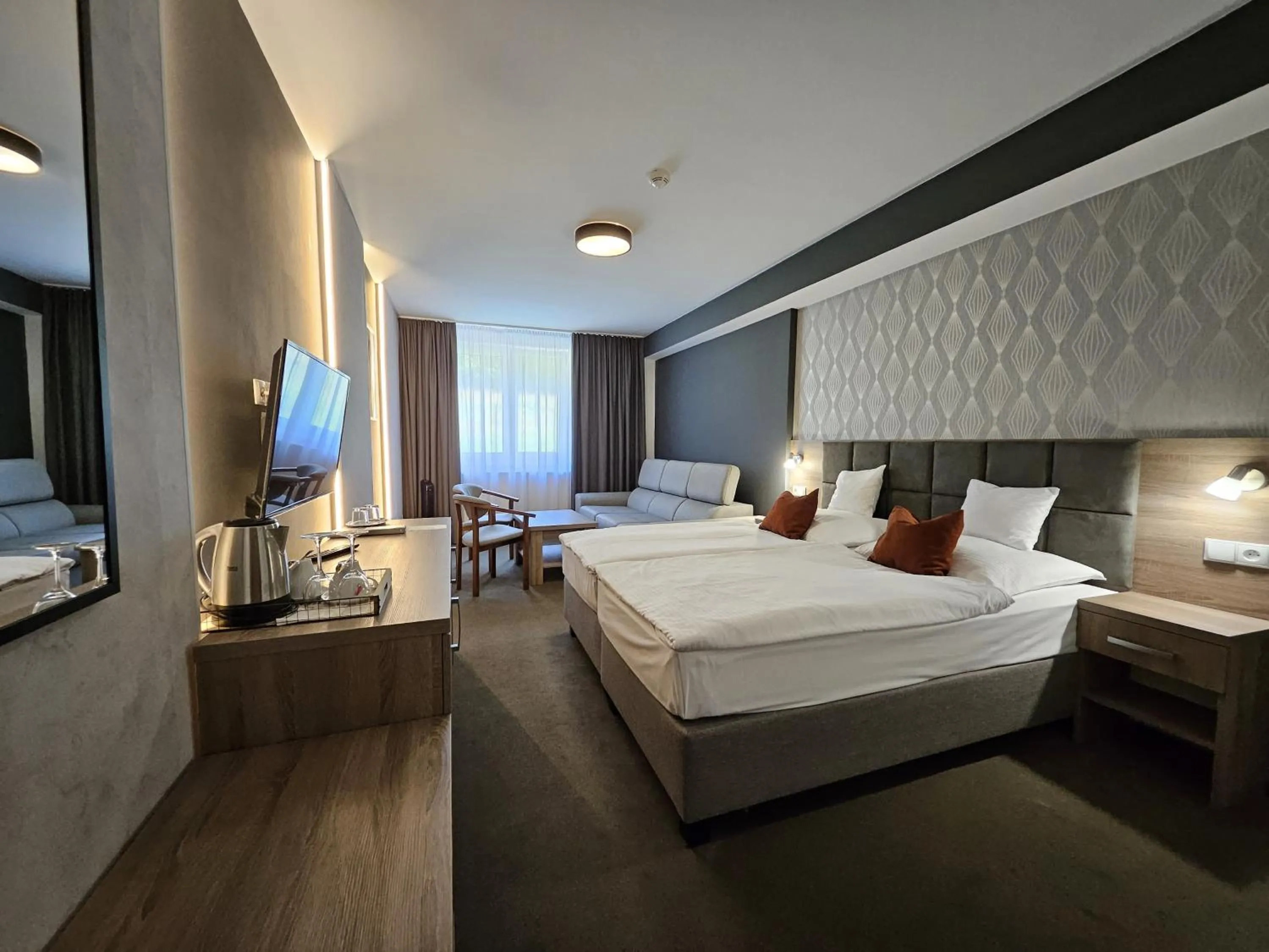 Bed in Hotel Slávia Svidník SPA & RESTAURANT