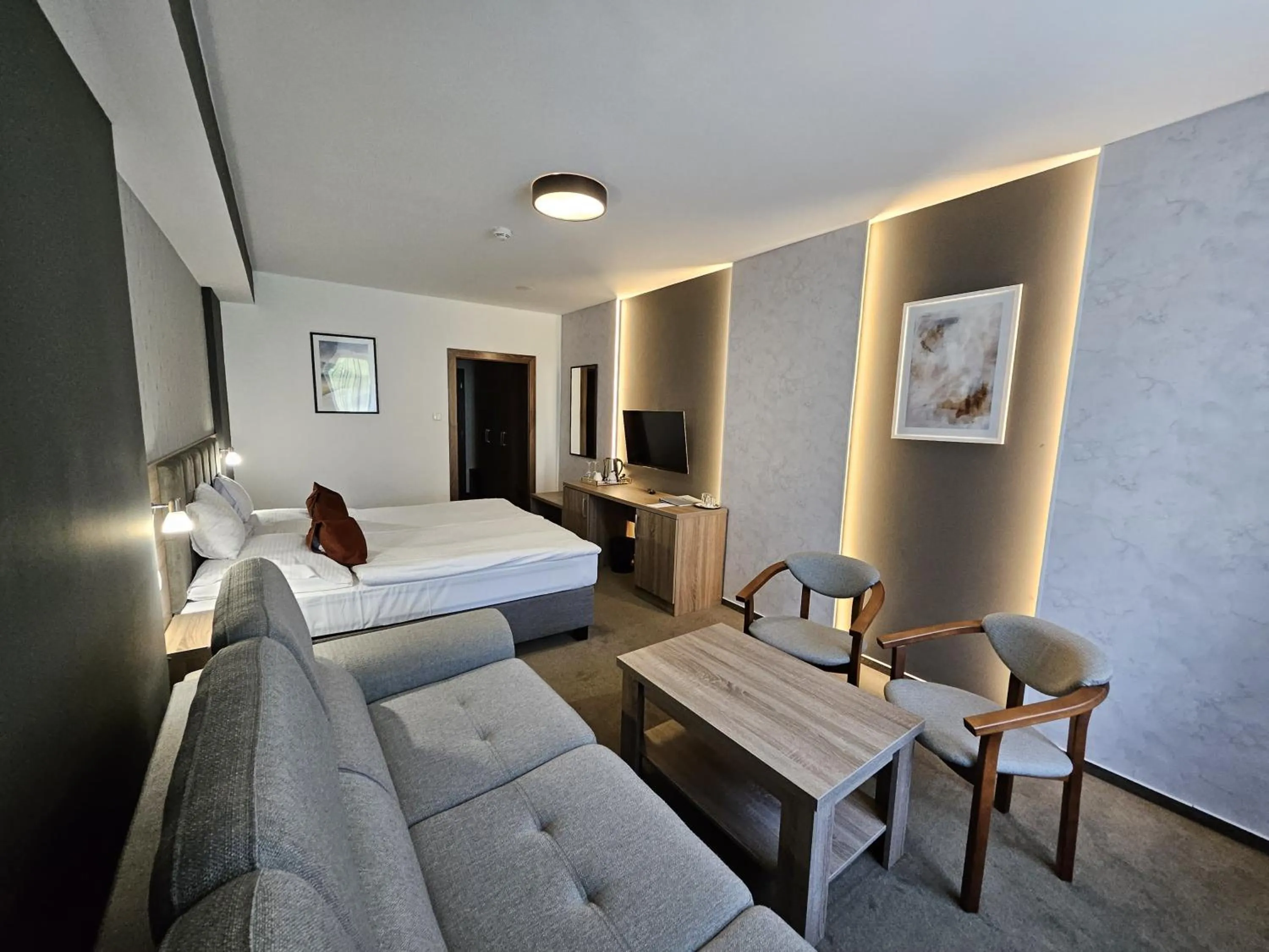 Bed in Hotel Slávia Svidník SPA & RESTAURANT