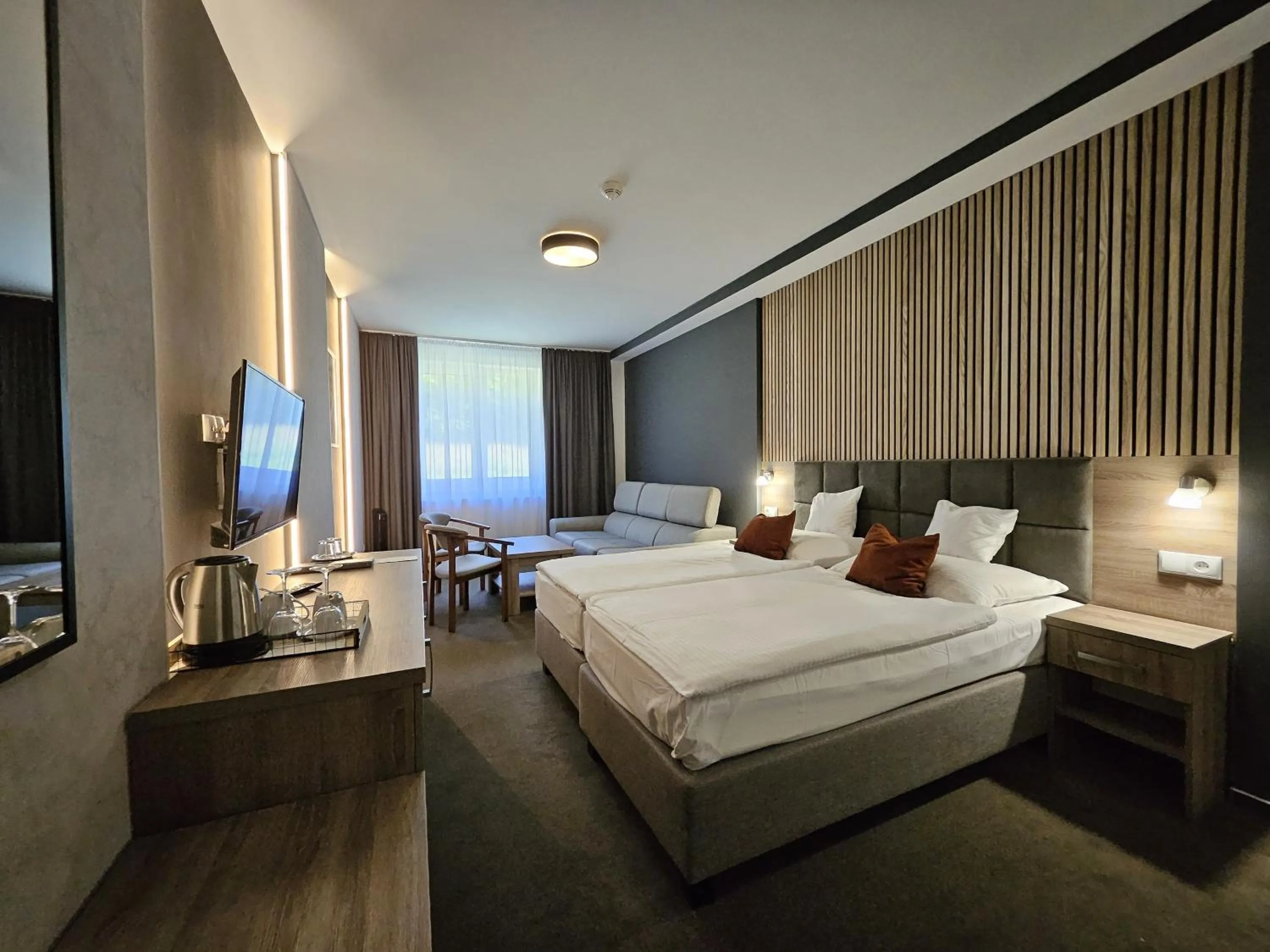 Bed in Hotel Slávia Svidník SPA & RESTAURANT