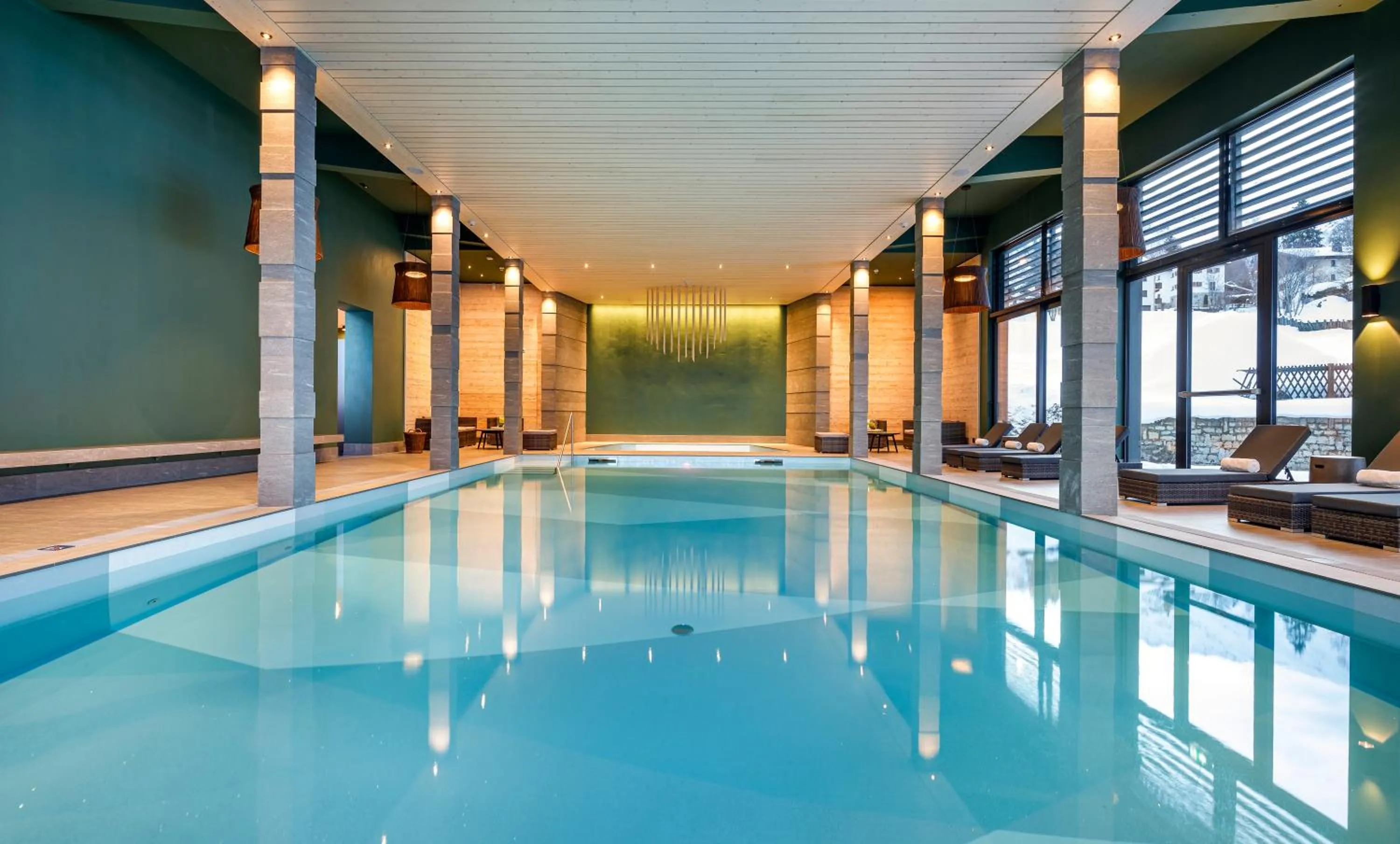 Swimming pool in Hotel Sport Klosters