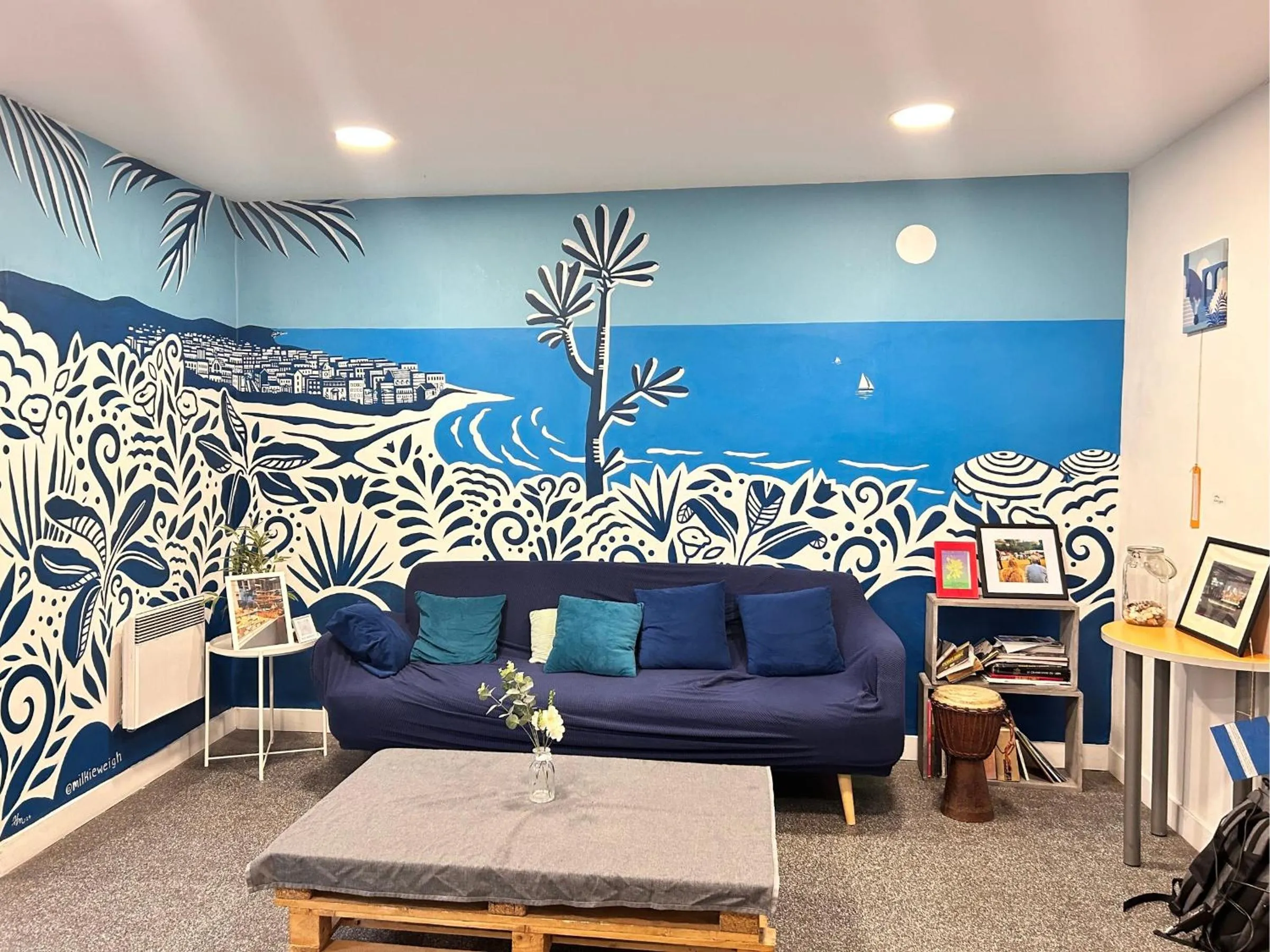 Living room in Auberge de Jeunesse HI Nice Les Camélias