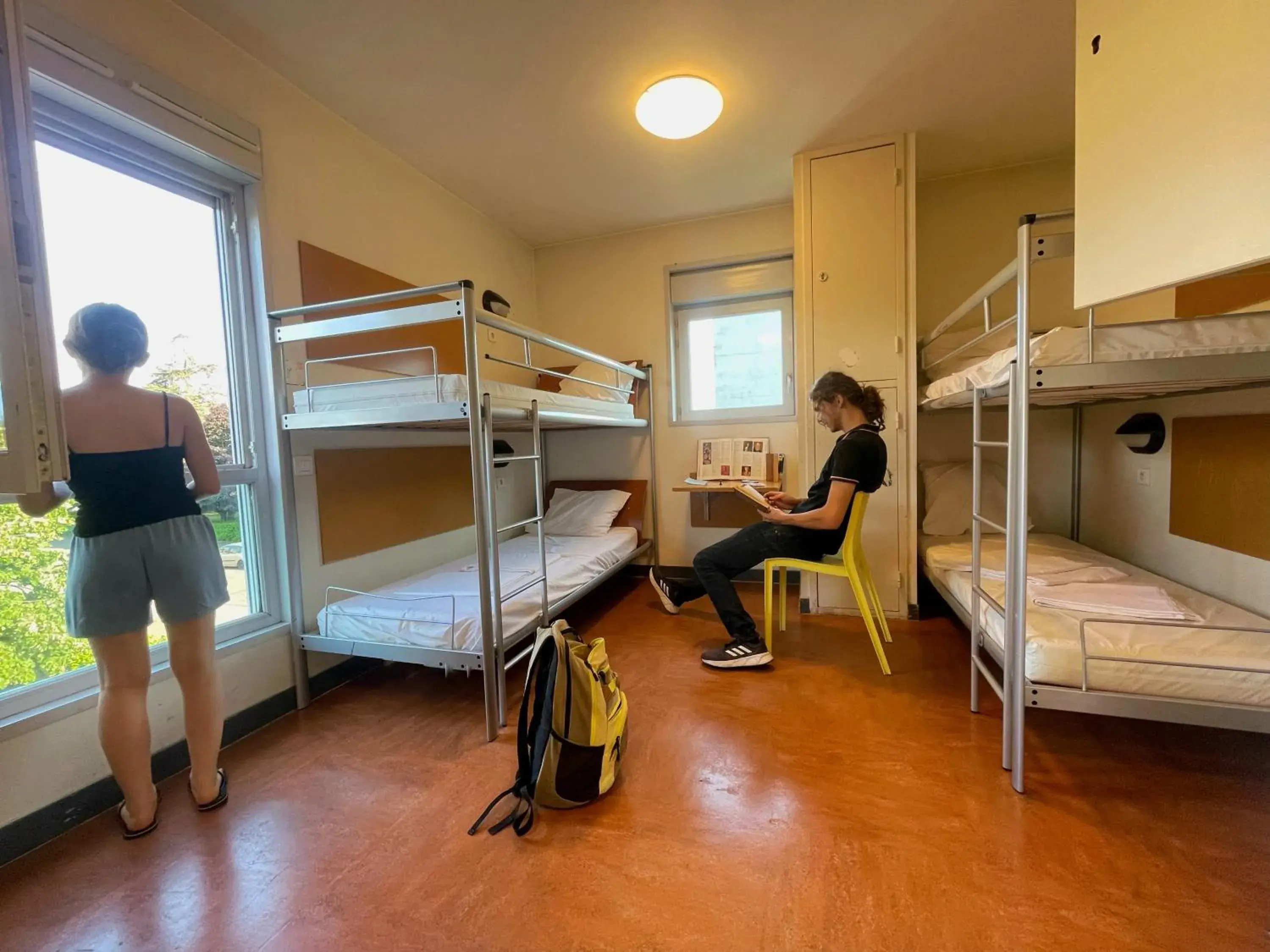 Quadruple Room with Bathroom - single occupancy in Auberge de Jeunesse HI Grenoble Quadruple Room with Bathroom - single occupancy in Auberge de Jeunesse HI Grenoble