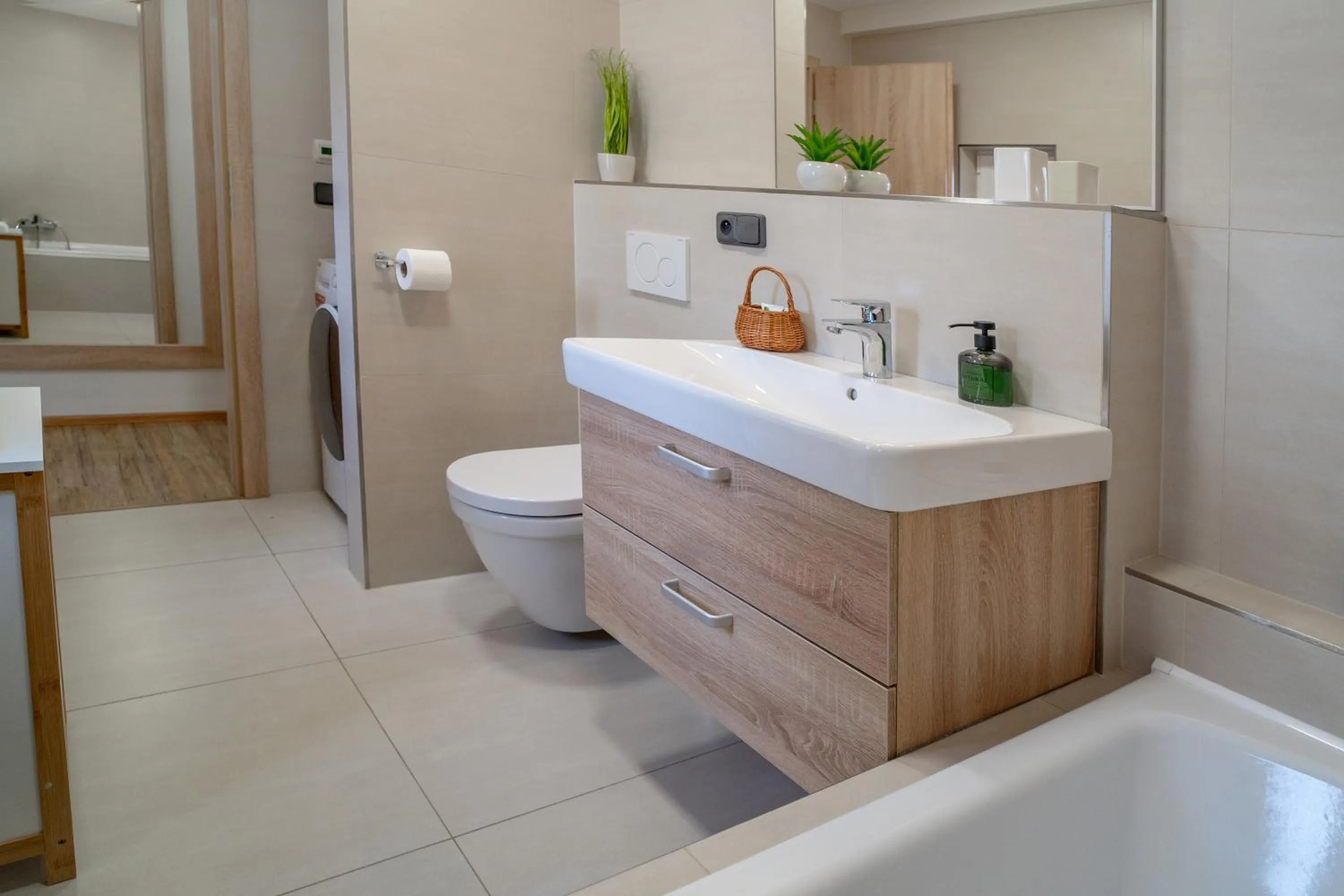 Bathroom in Hotel Smrž