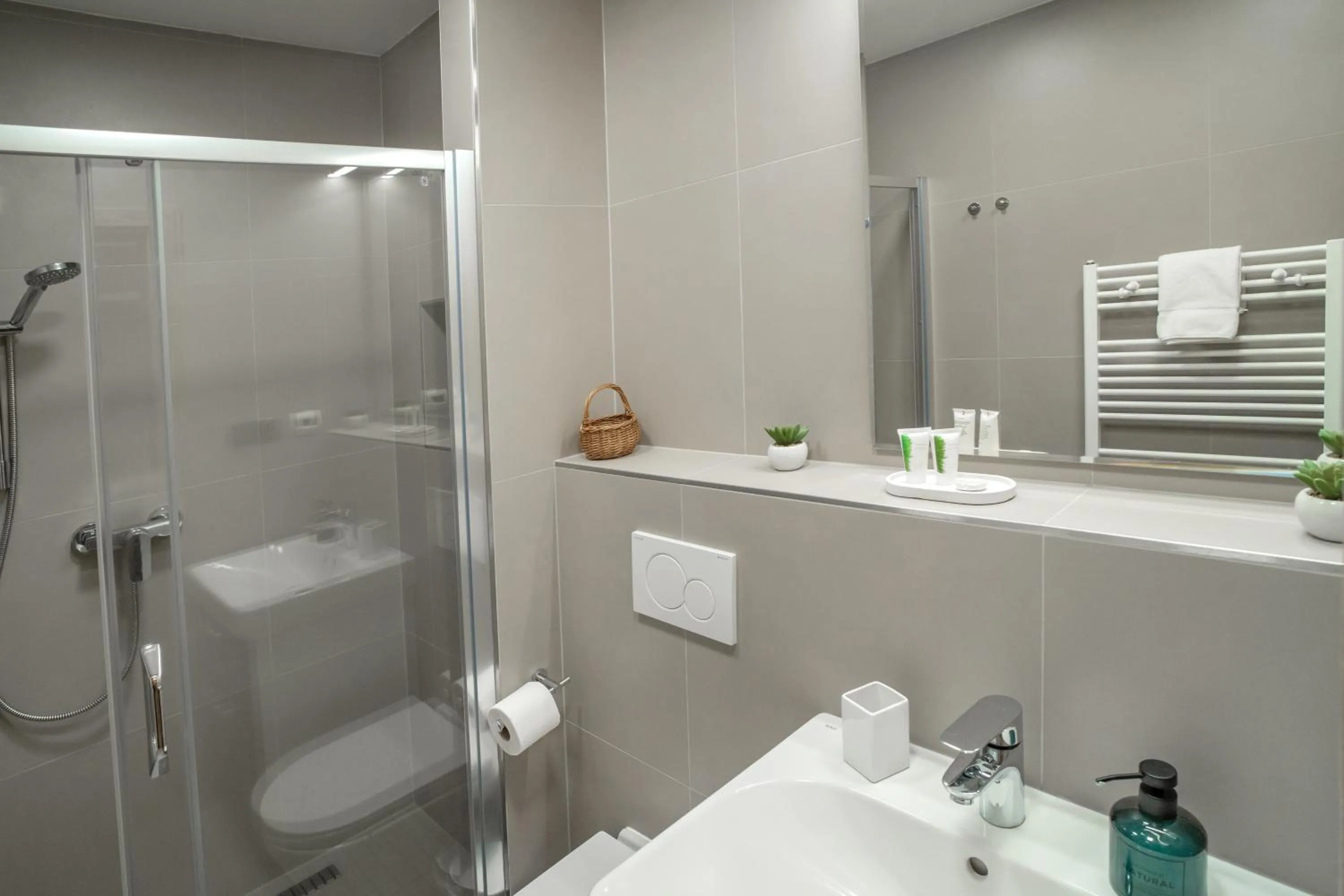 Bathroom in Hotel Smrž