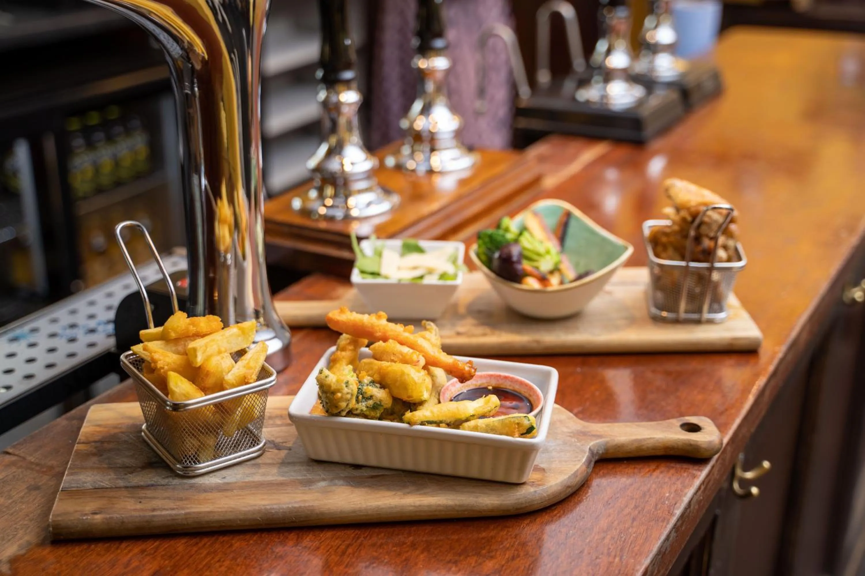 Food and drinks in Rising Sun Pub, Restaurant and Rooms