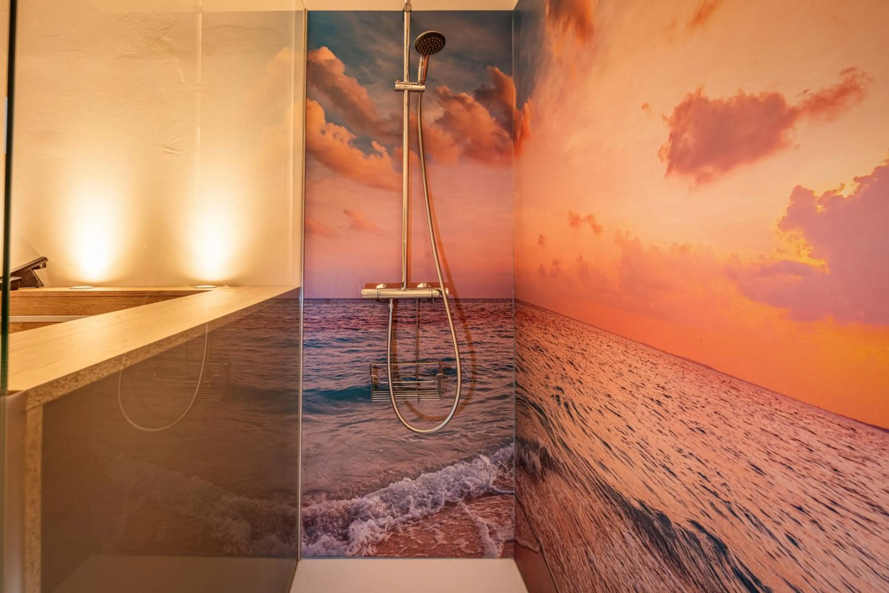 Shower in Hotel Die Tanne