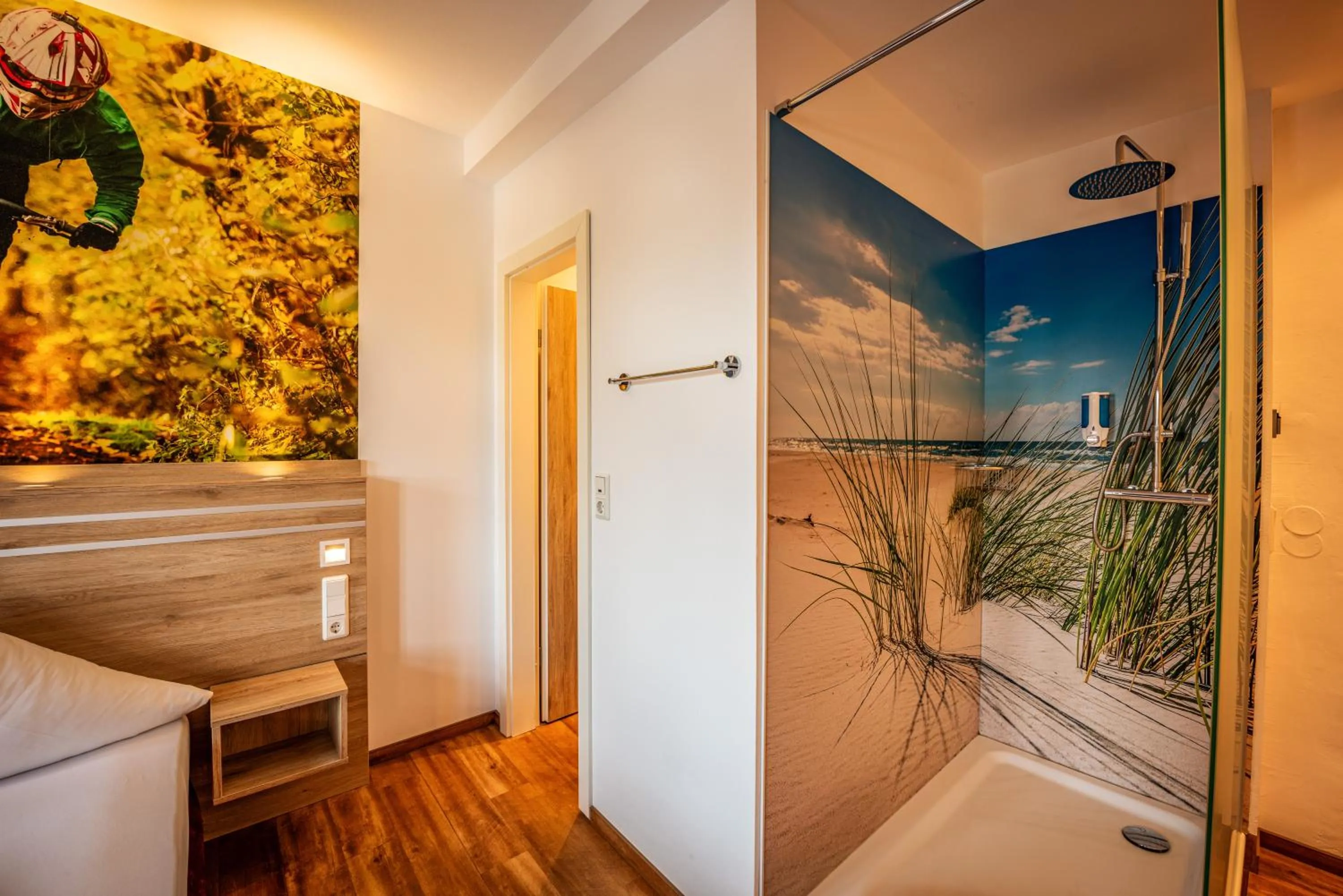 Shower in Hotel Die Tanne