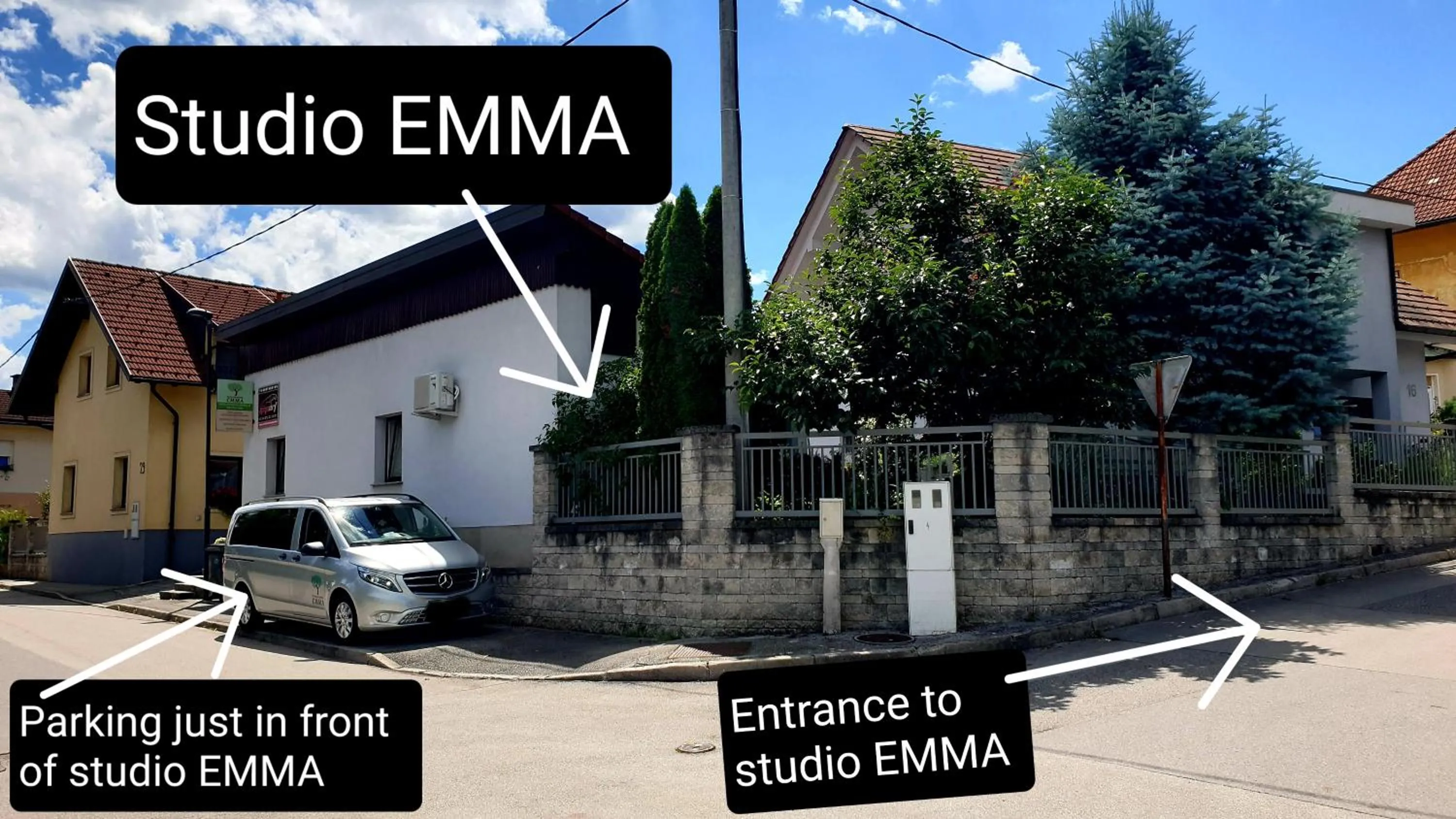 Studio EMMA Ljubljana - FREE parking, AC, Wifi