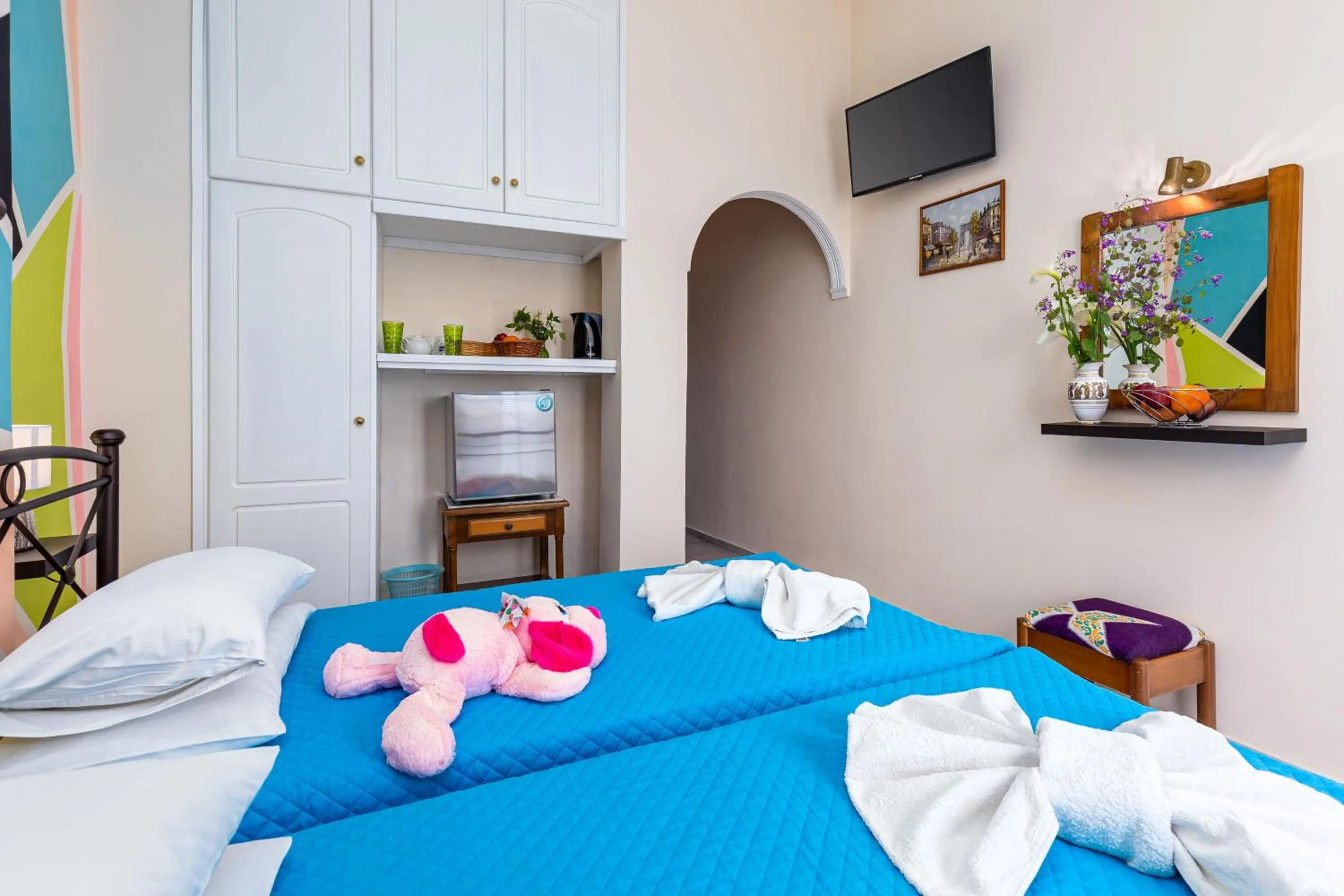 Bed in Riviera Seaside Hotel by Estia