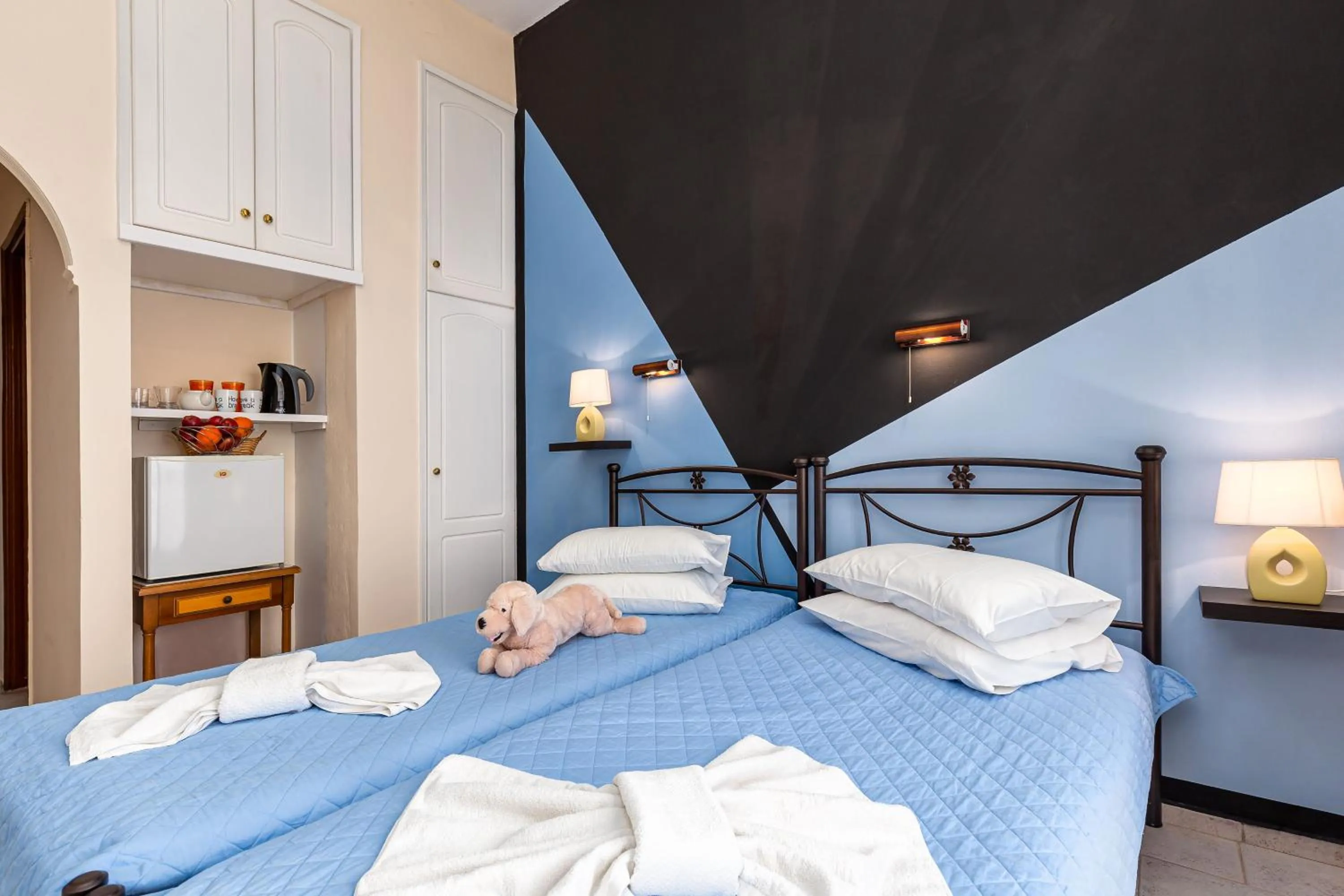 Bed in Riviera Seaside Hotel by Estia