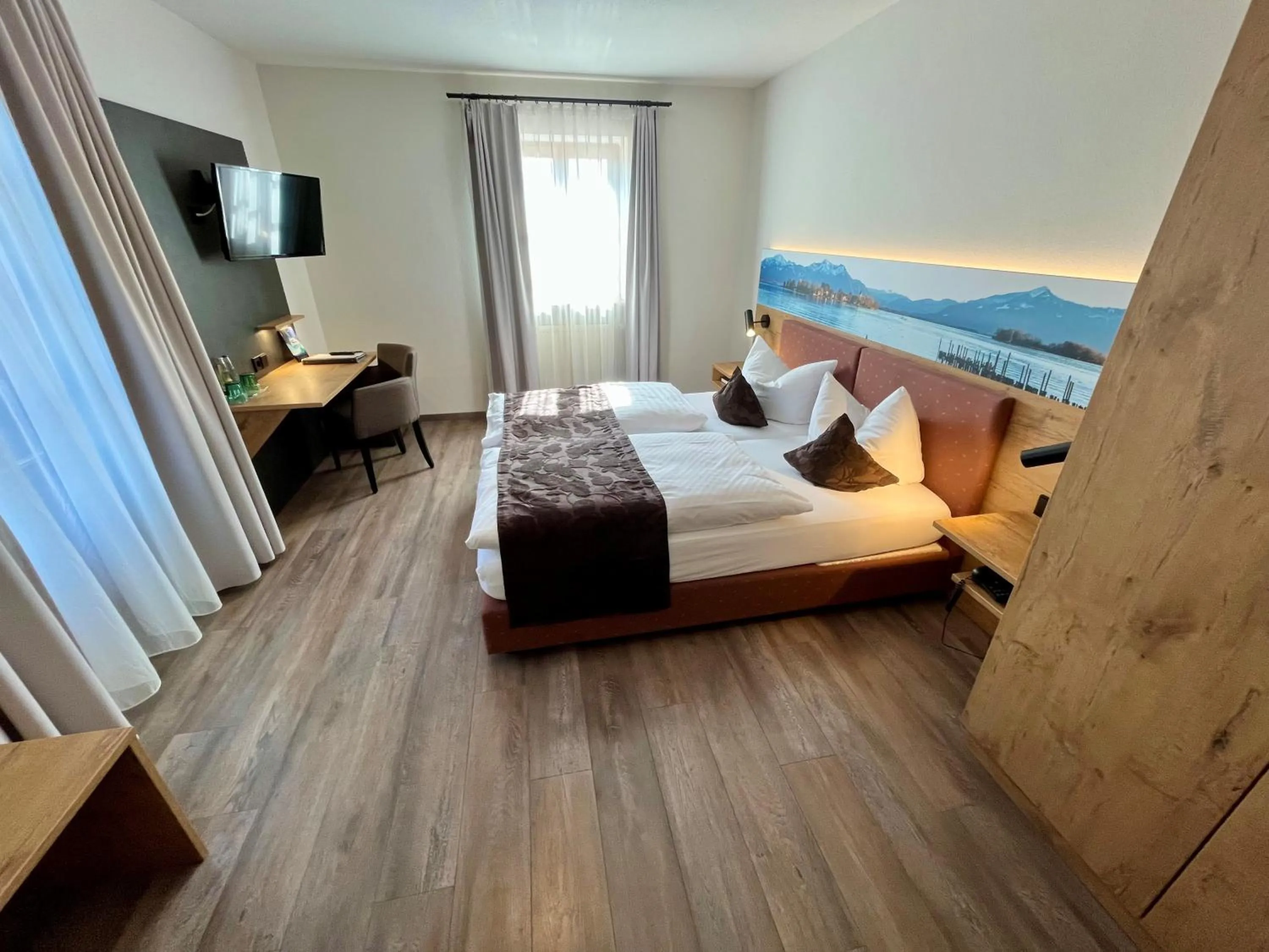 Bed in Hotel Oberwirt