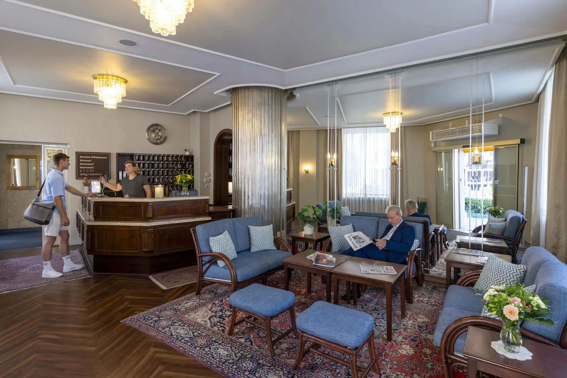 Lobby or reception in Hotel Brack