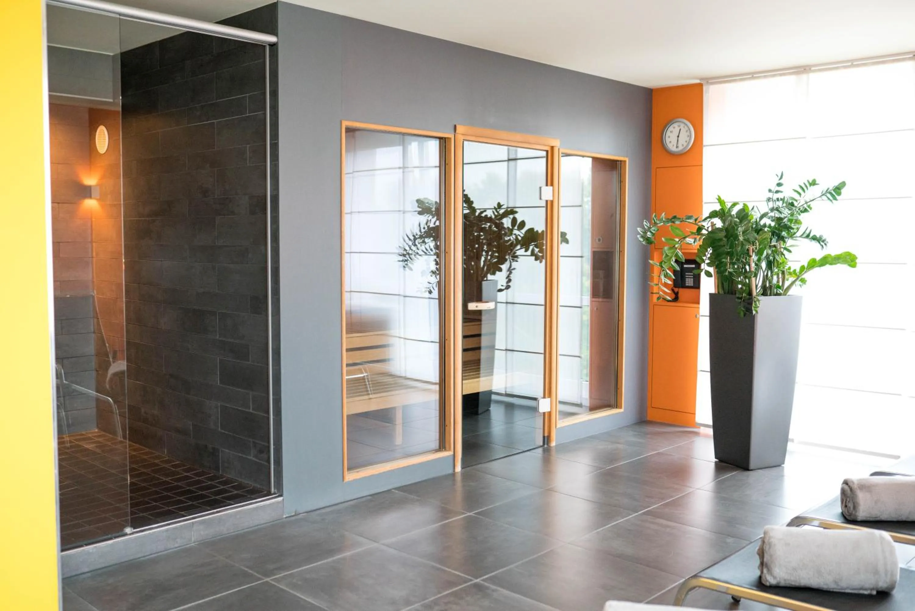 Sauna in ATLANTIC Hotel Galopprennbahn