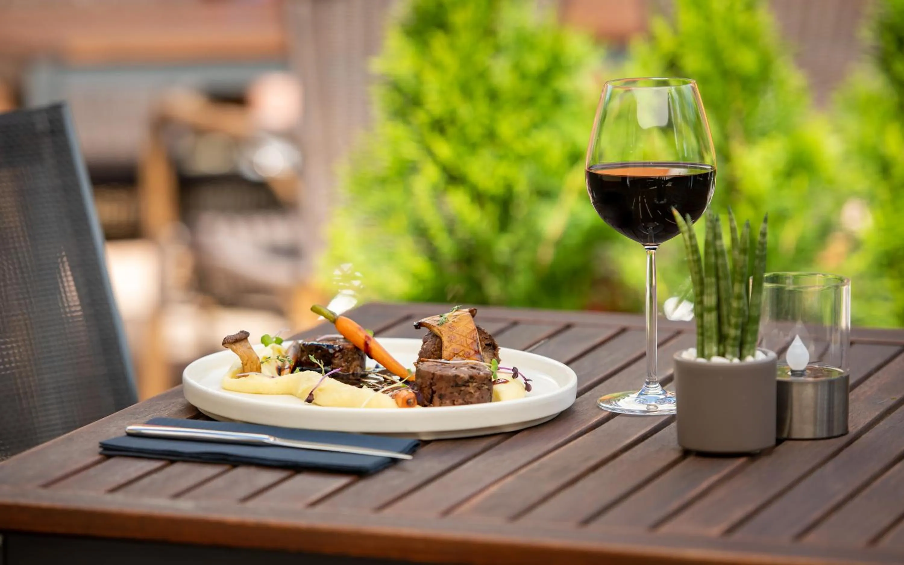 Food and drinks in Hotel Zum Steinhof