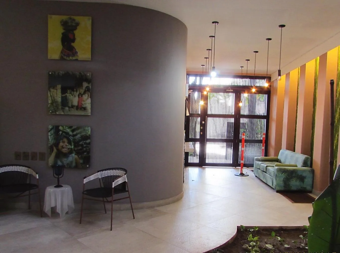 Seating area in Arte Hotel