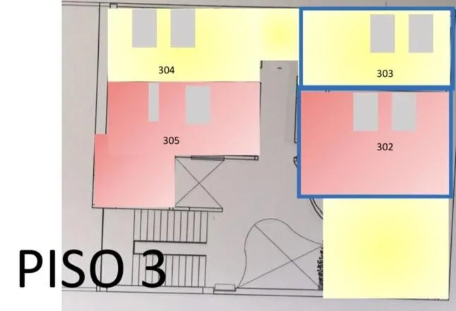 Floor plan in Arte Hotel