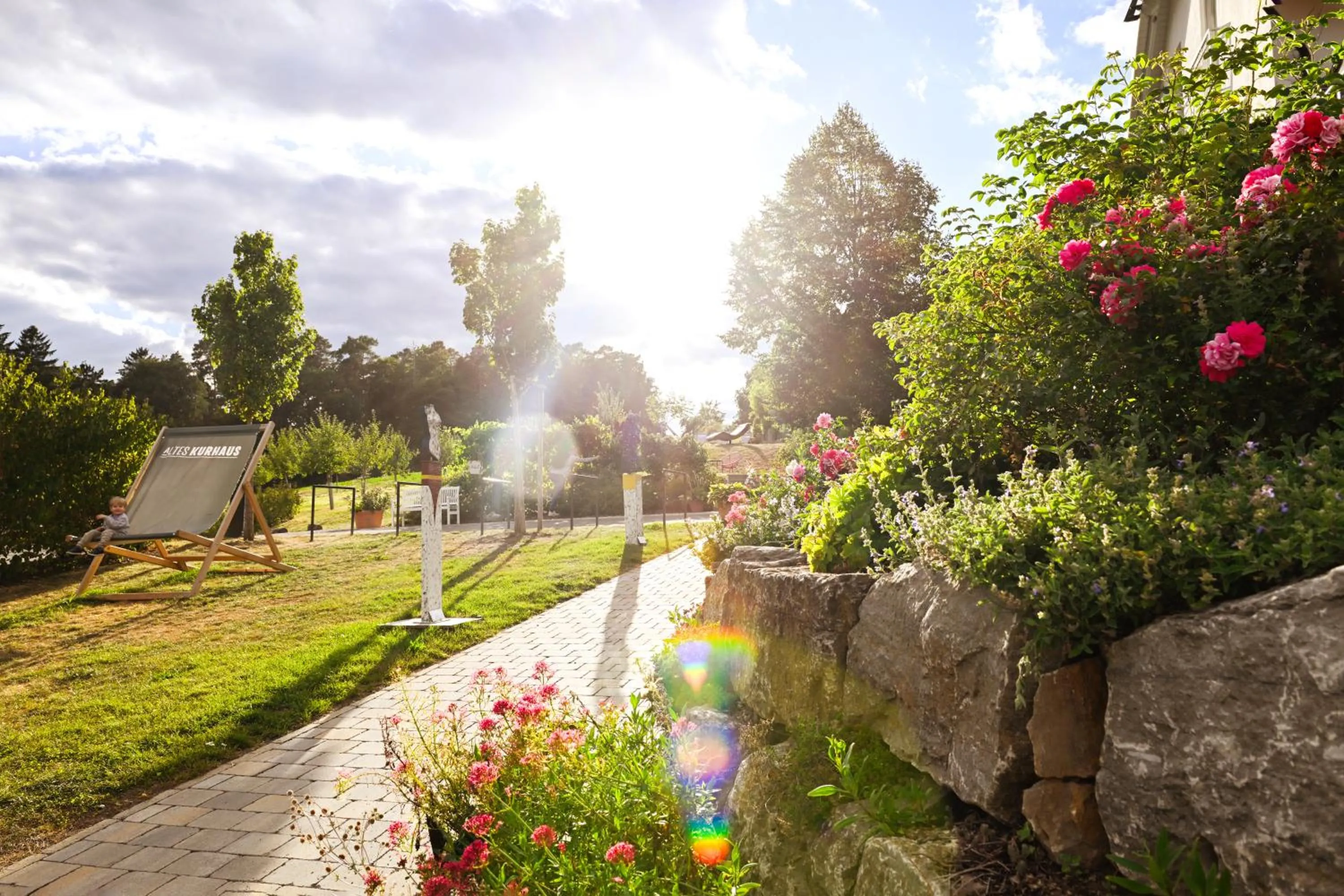 View (from property/room) in Altes Kurhaus Landhotel
