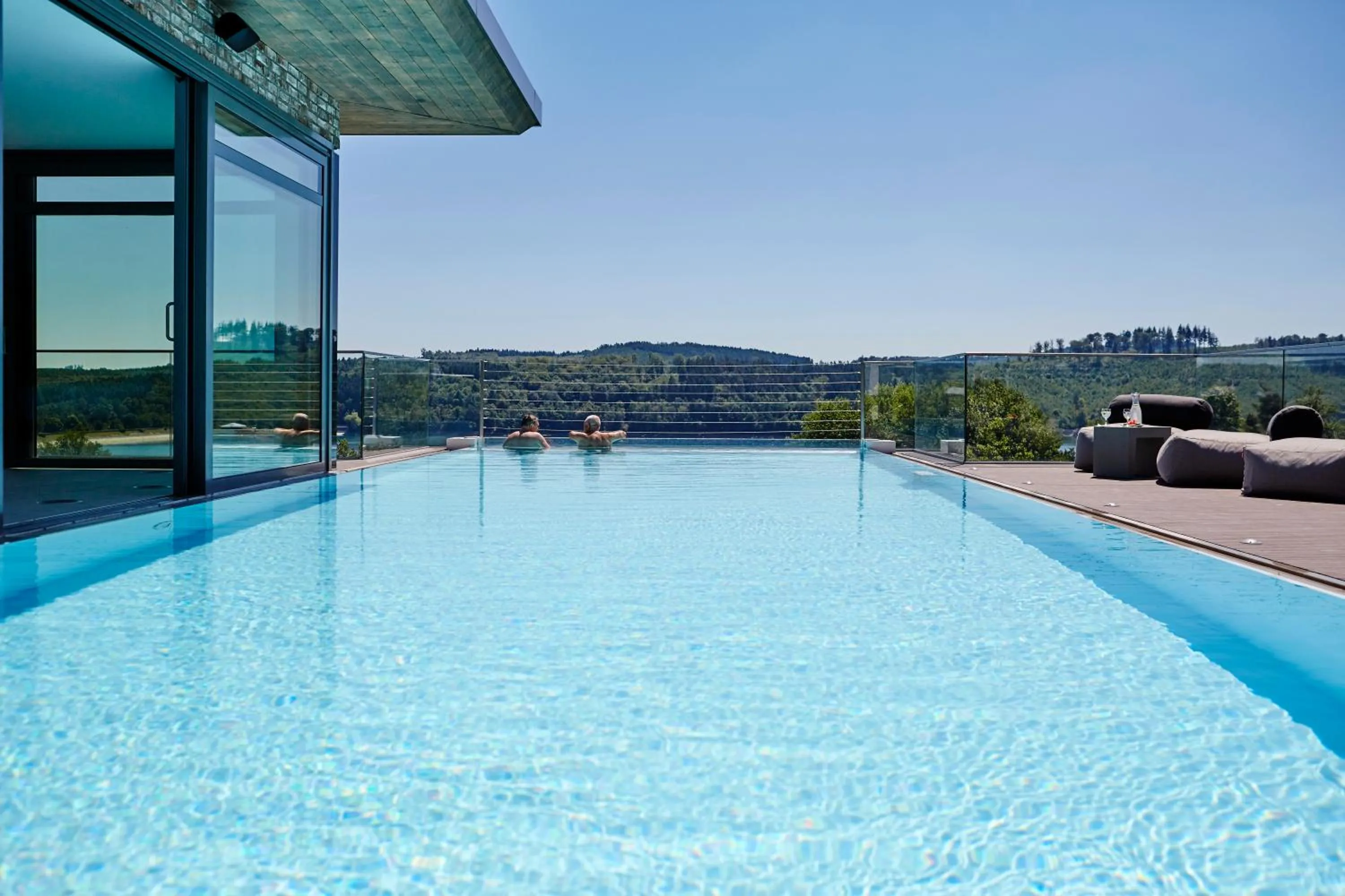 Pool view in Hotel Seegarten