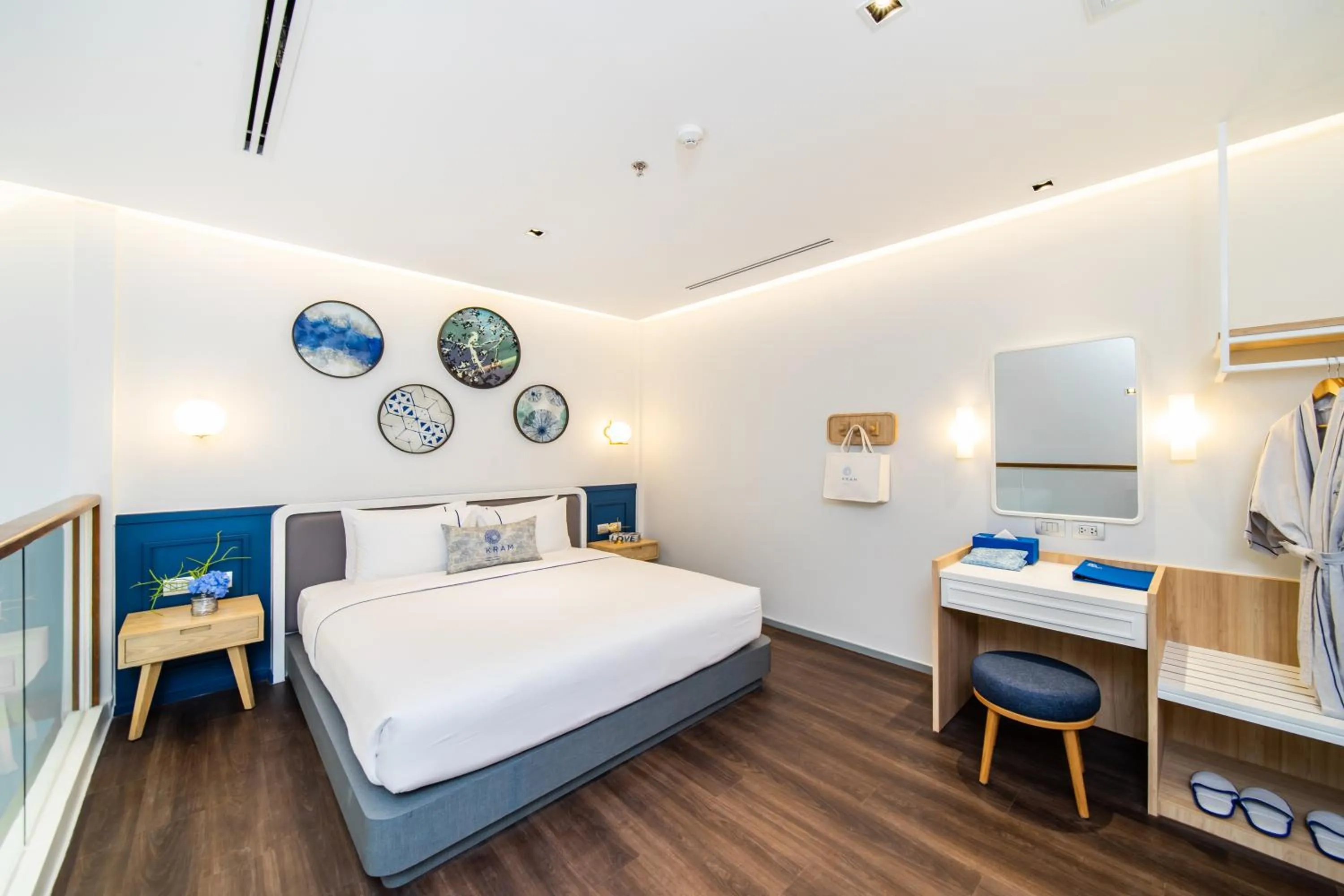 Bedroom, Bed in Kram Pattaya