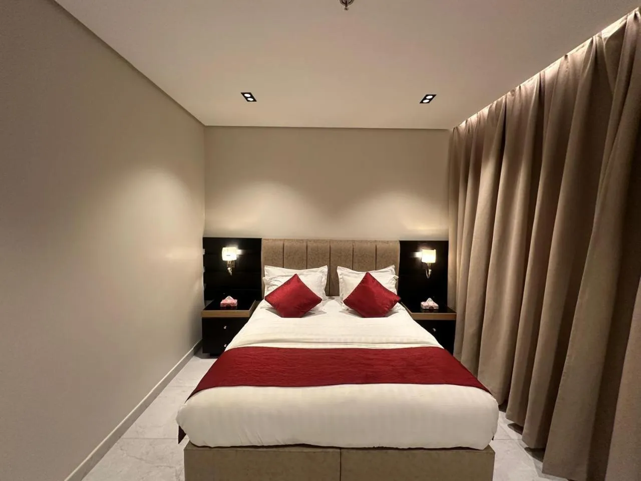 Bed in Golden Galaxies Furnished Units