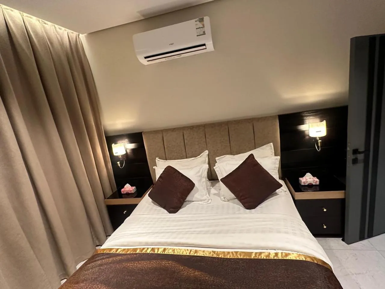 Bed in Golden Galaxies Furnished Units