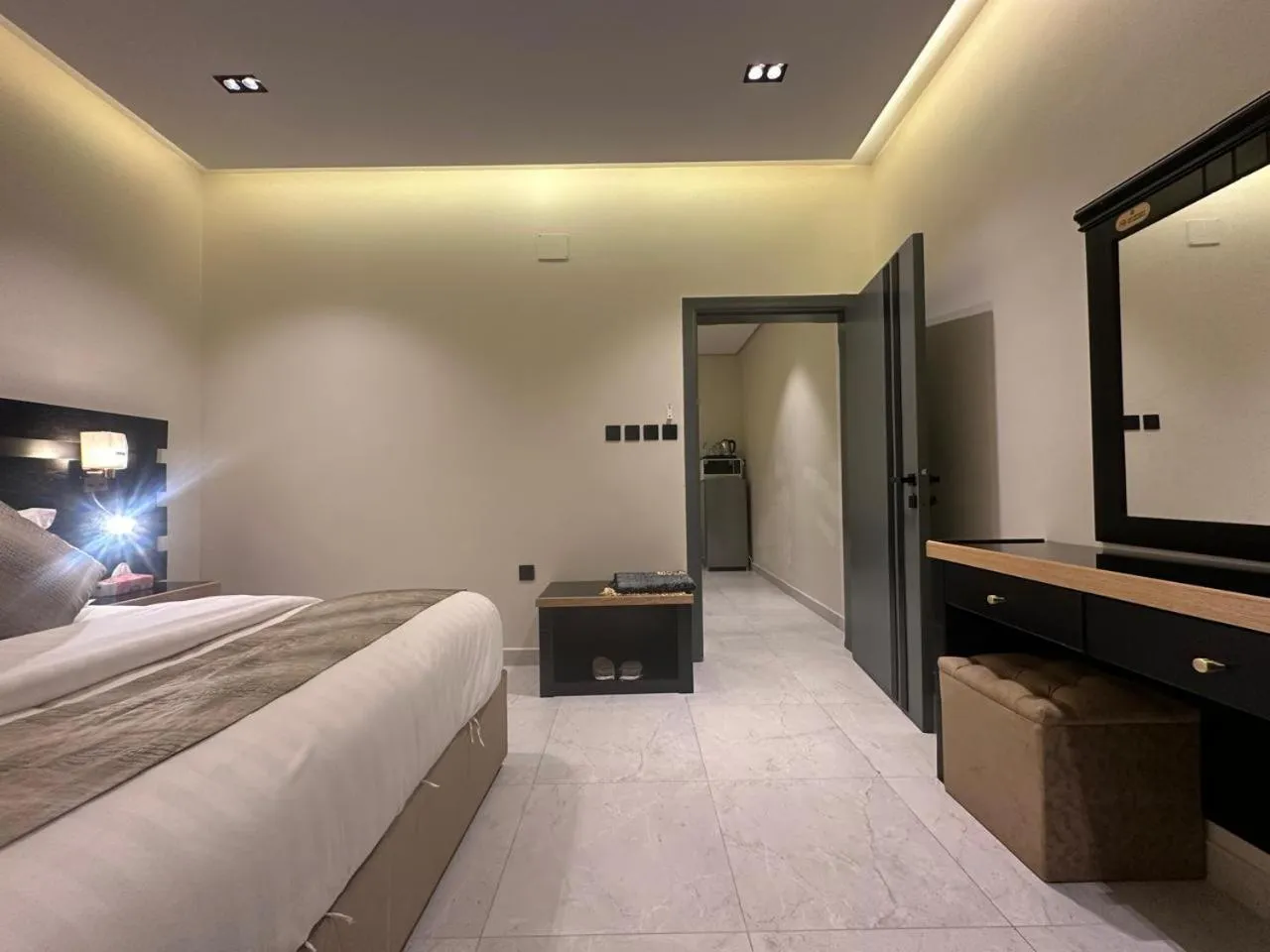 Bed in Golden Galaxies Furnished Units