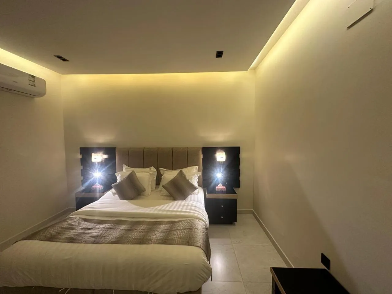 Bed in Golden Galaxies Furnished Units