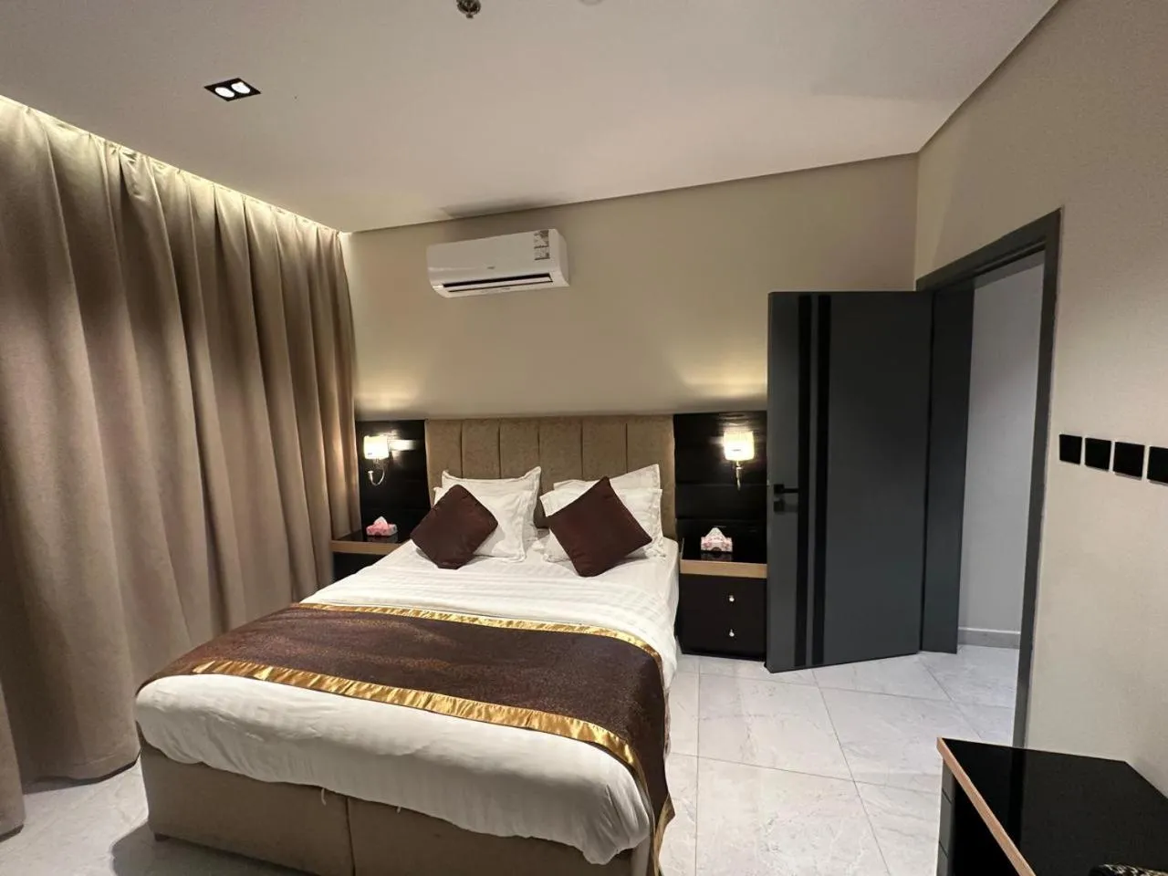 Bed in Golden Galaxies Furnished Units