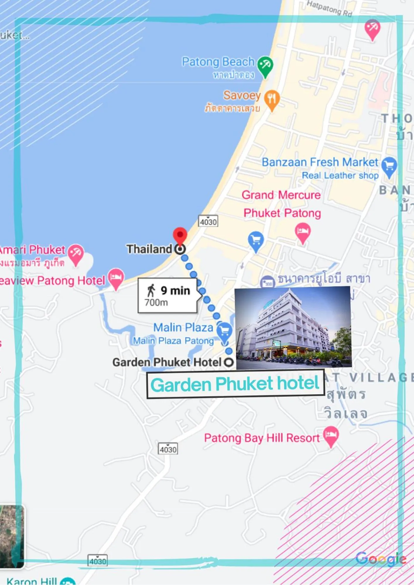 Logo/Certificate/Sign in Garden Phuket Hotel