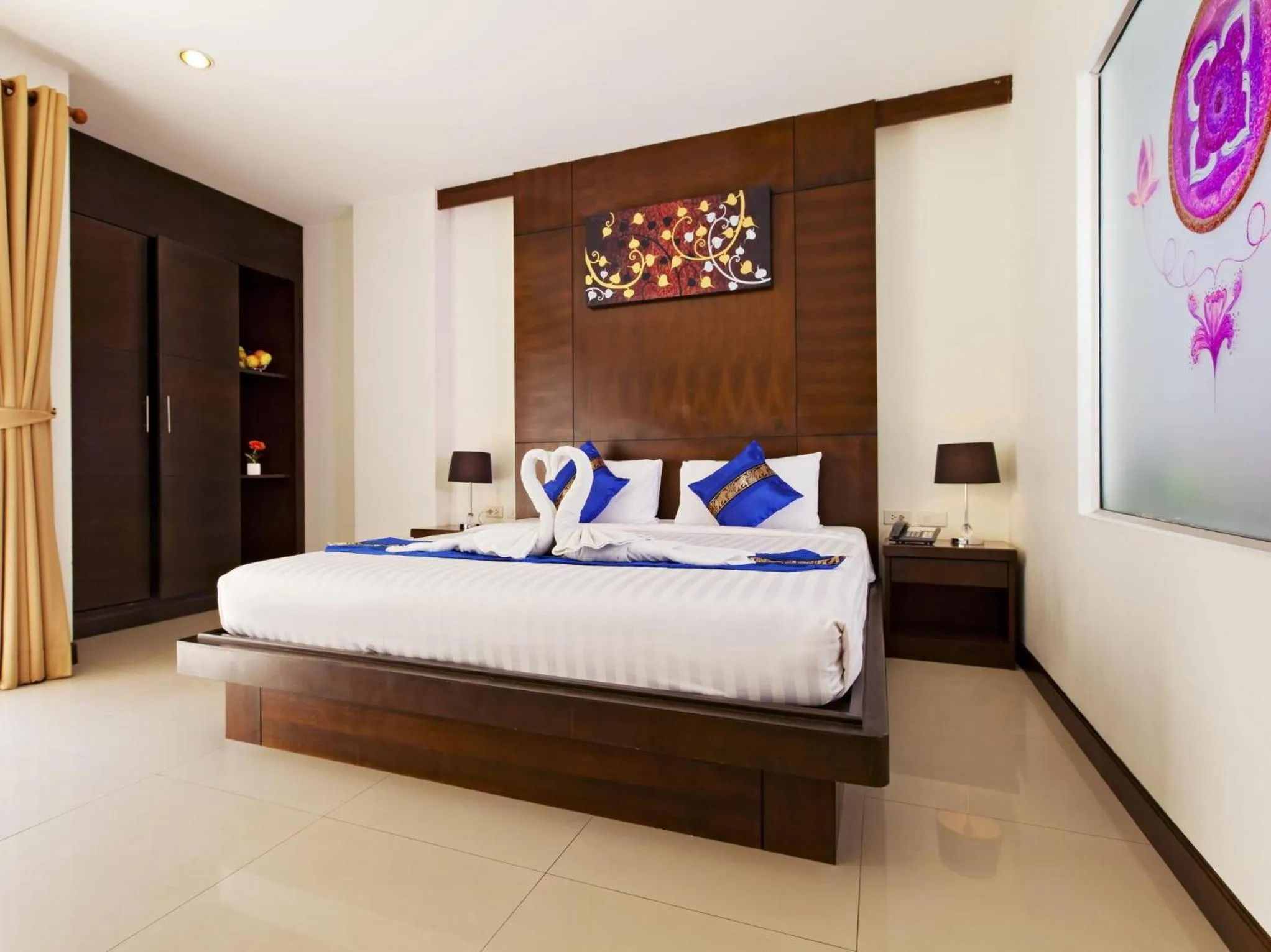 Photo of the whole room, Bed in Garden Phuket Hotel