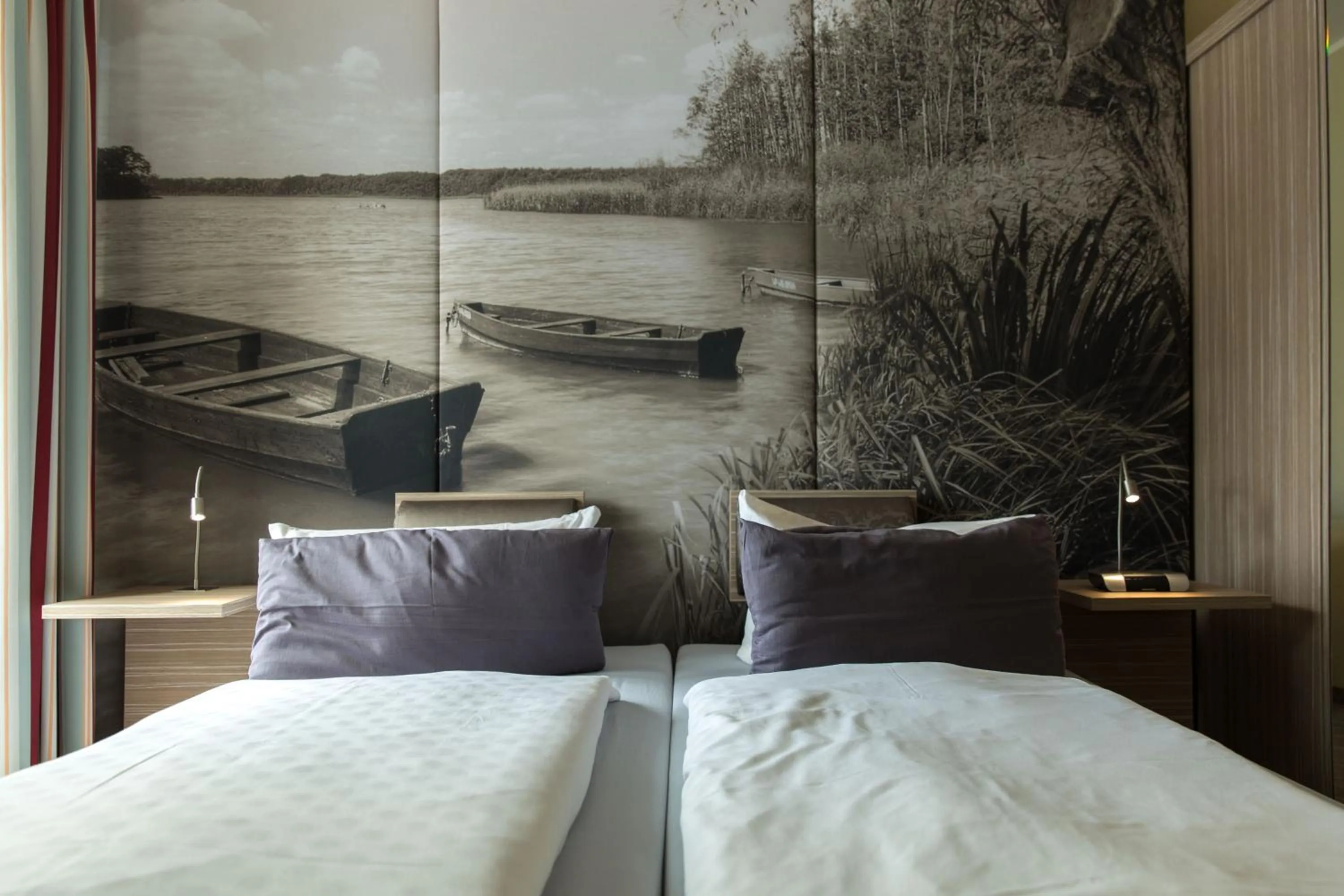 Bed in Hotel am Untersee