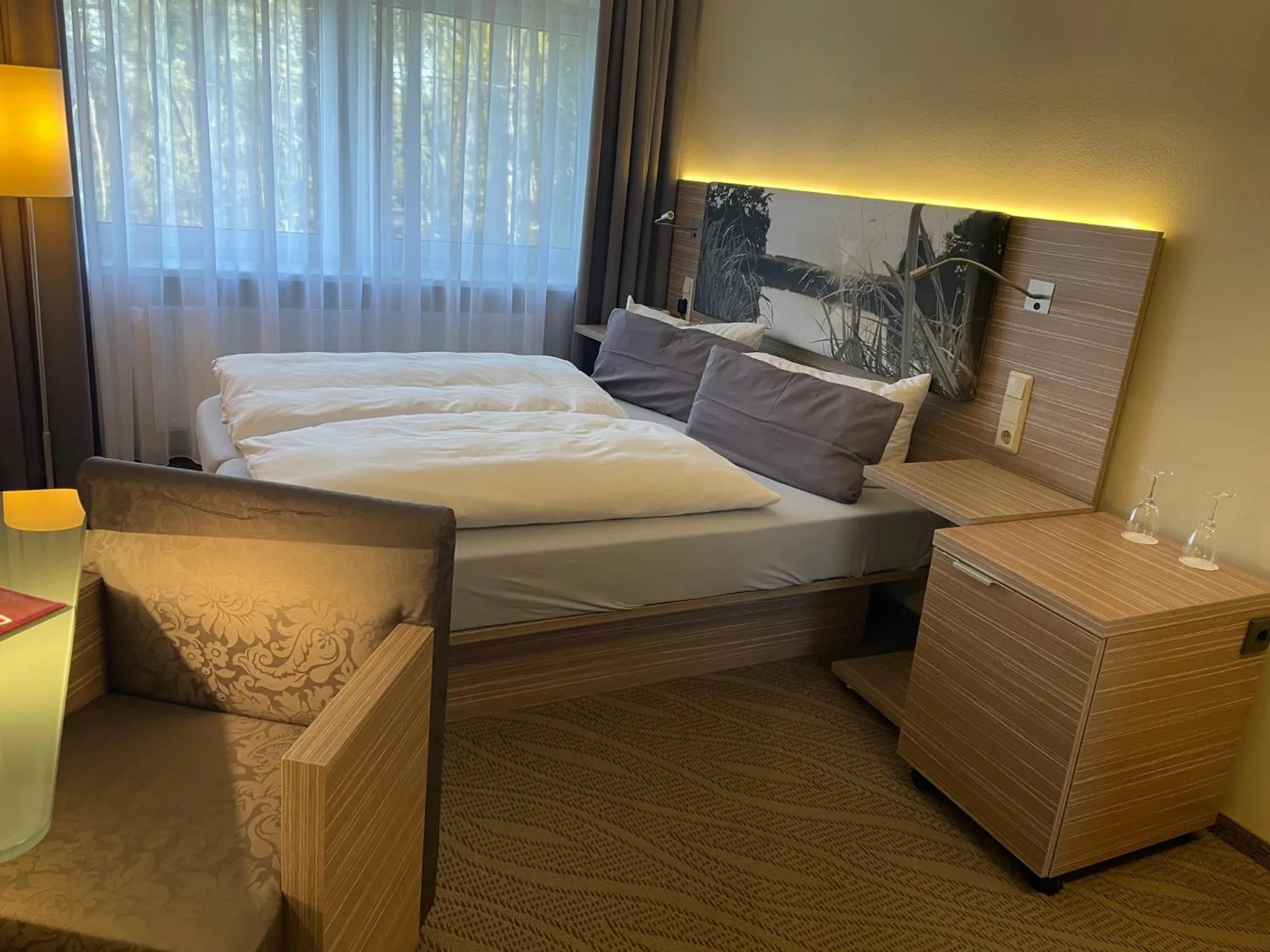 Bed in Hotel am Untersee