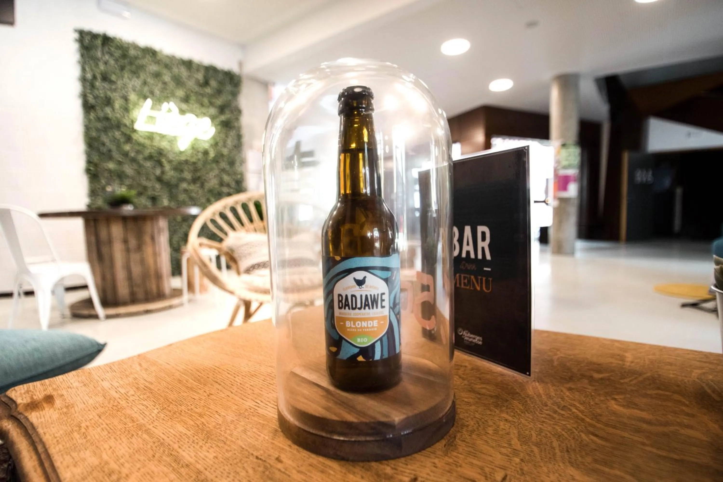 Drinks in Liège Youth Hostel