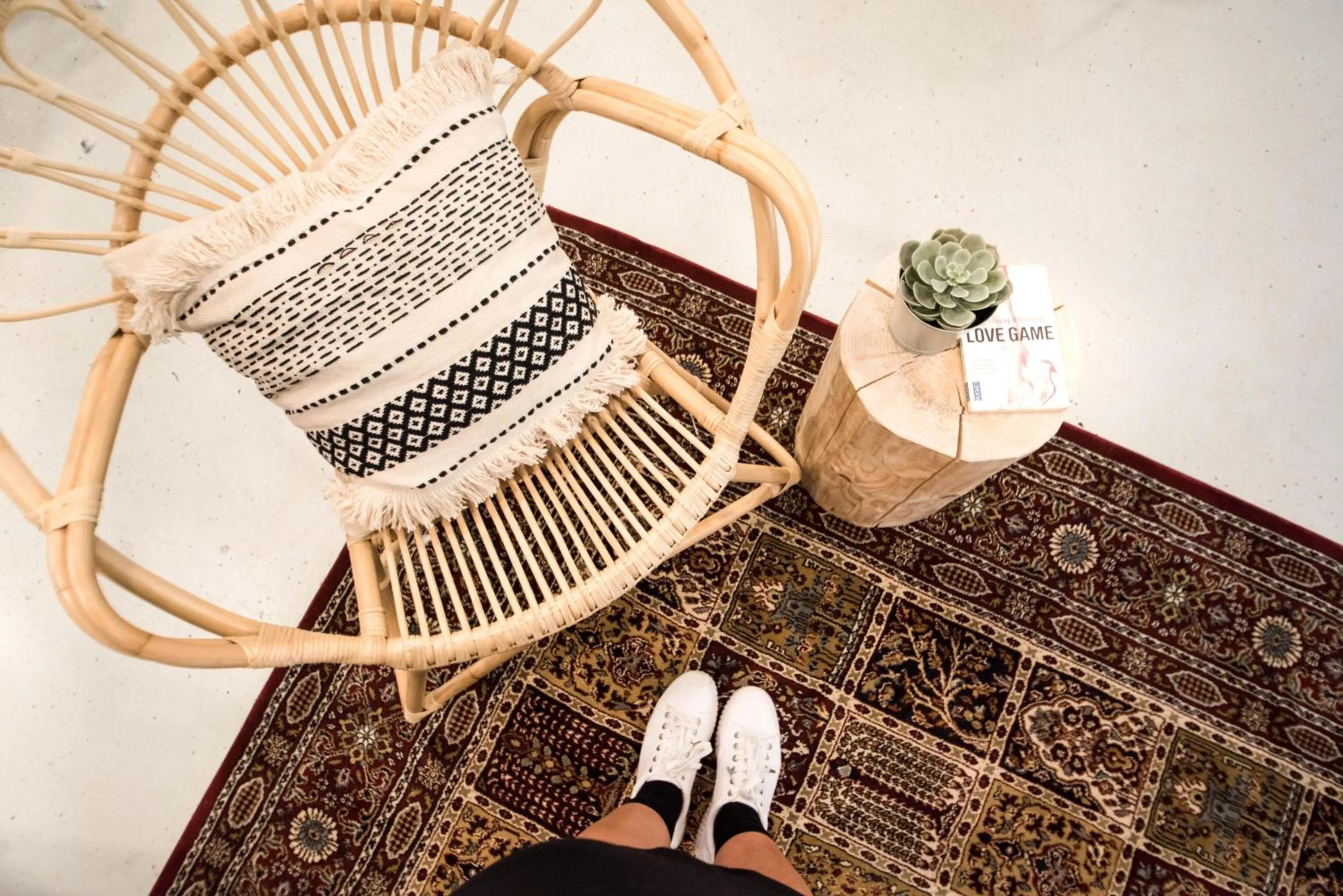 Living room in Liège Youth Hostel