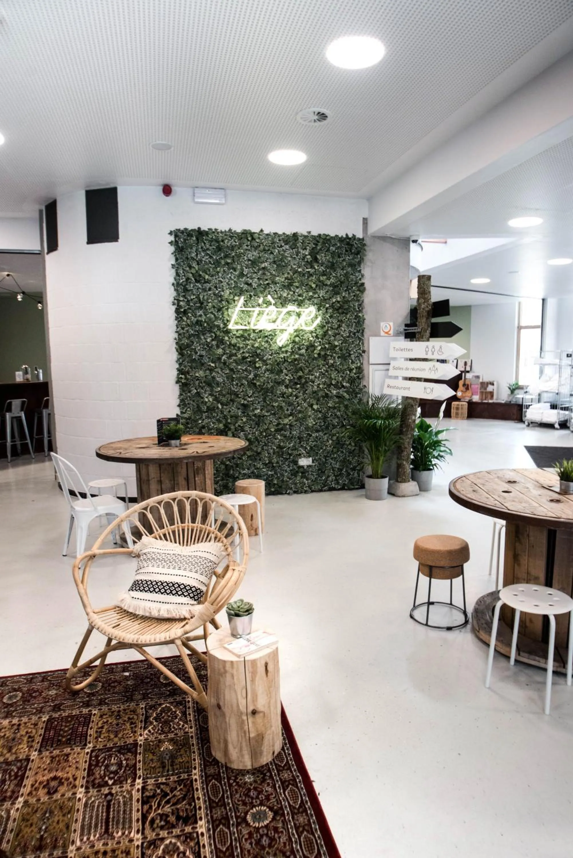 Lounge or bar in Liège Youth Hostel