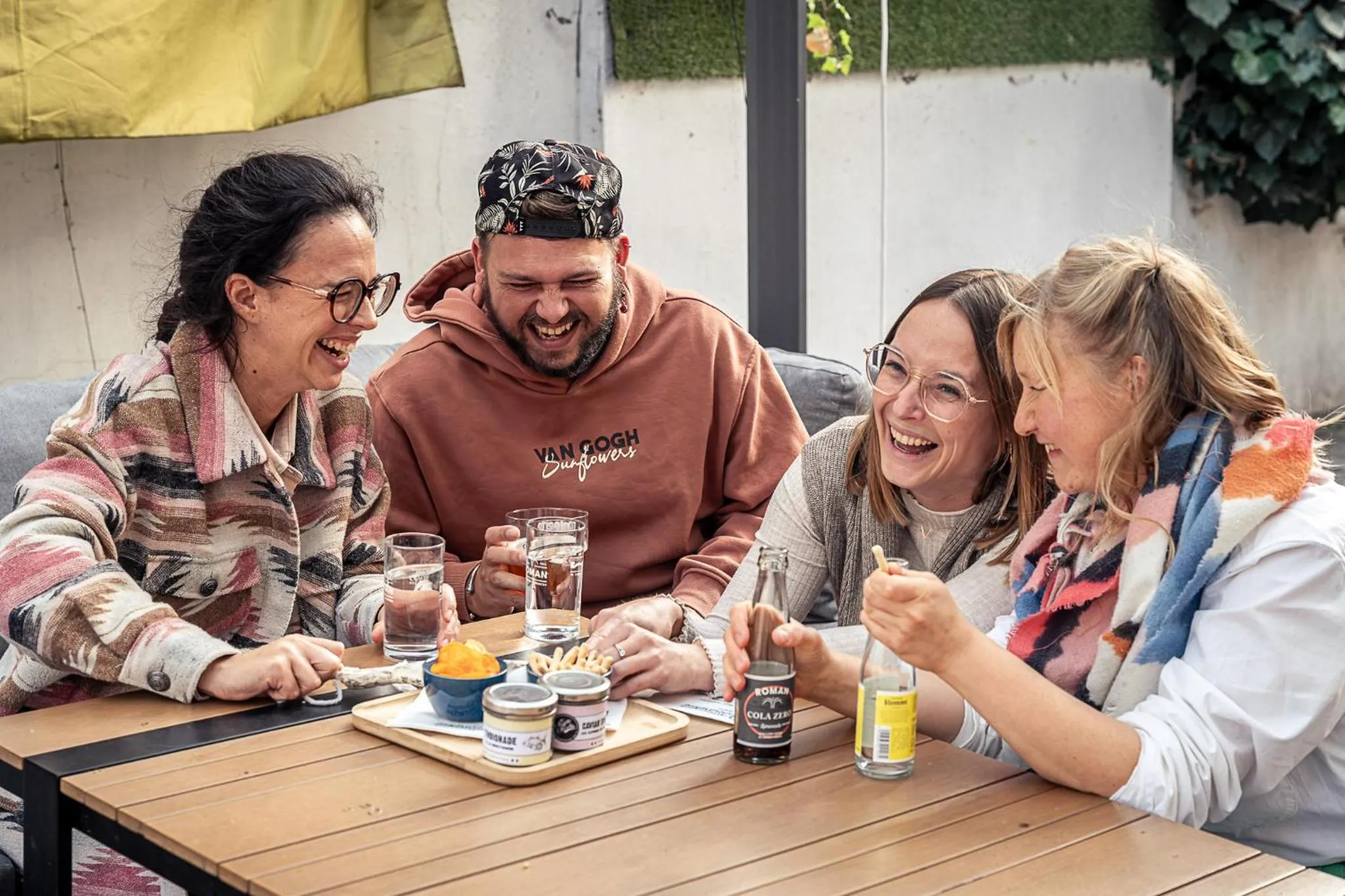 Patio in Auberge de Jeunesse de Tournai - Youth Hostel