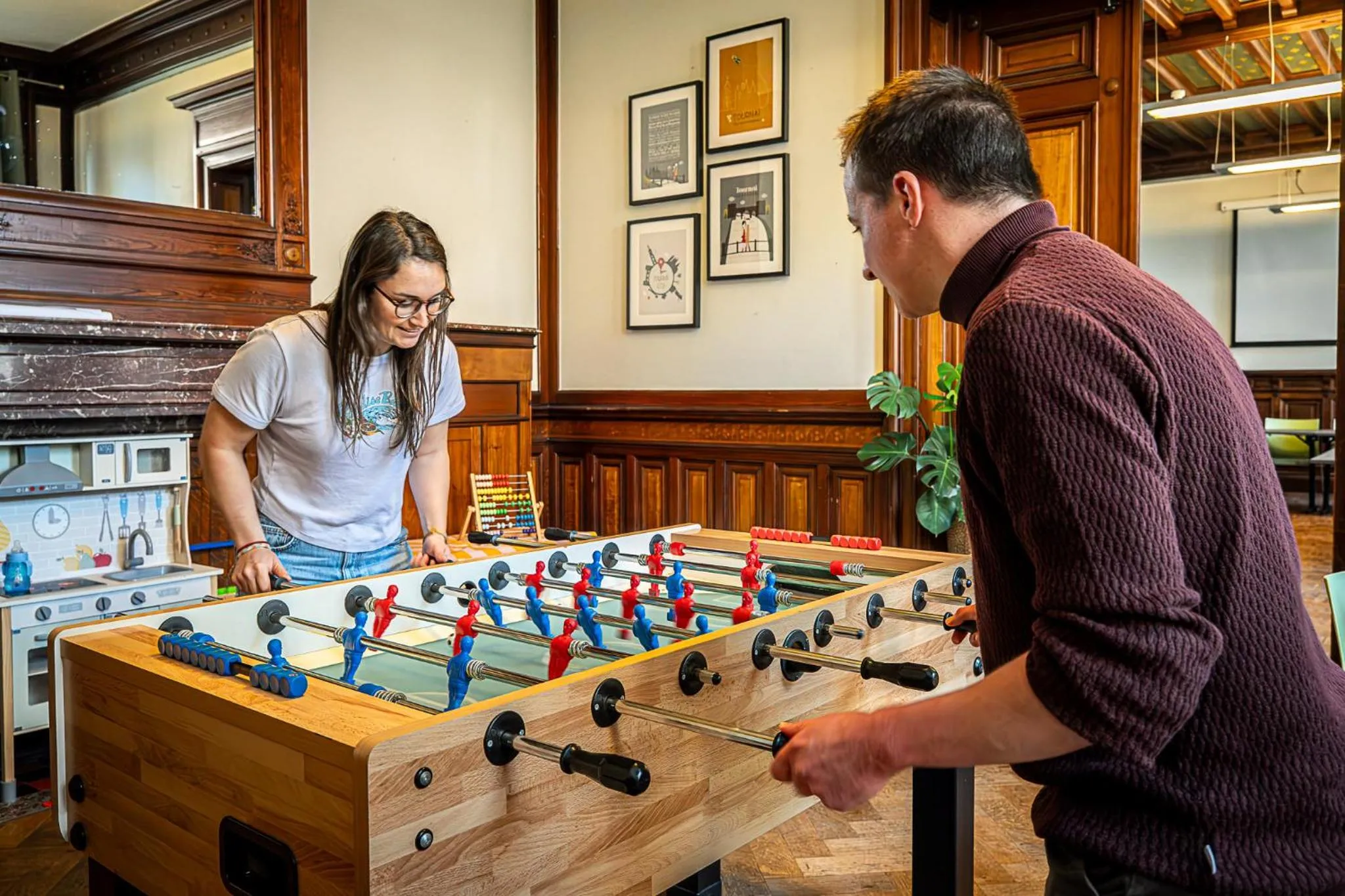Game Room in Auberge de Jeunesse de Tournai - Youth Hostel