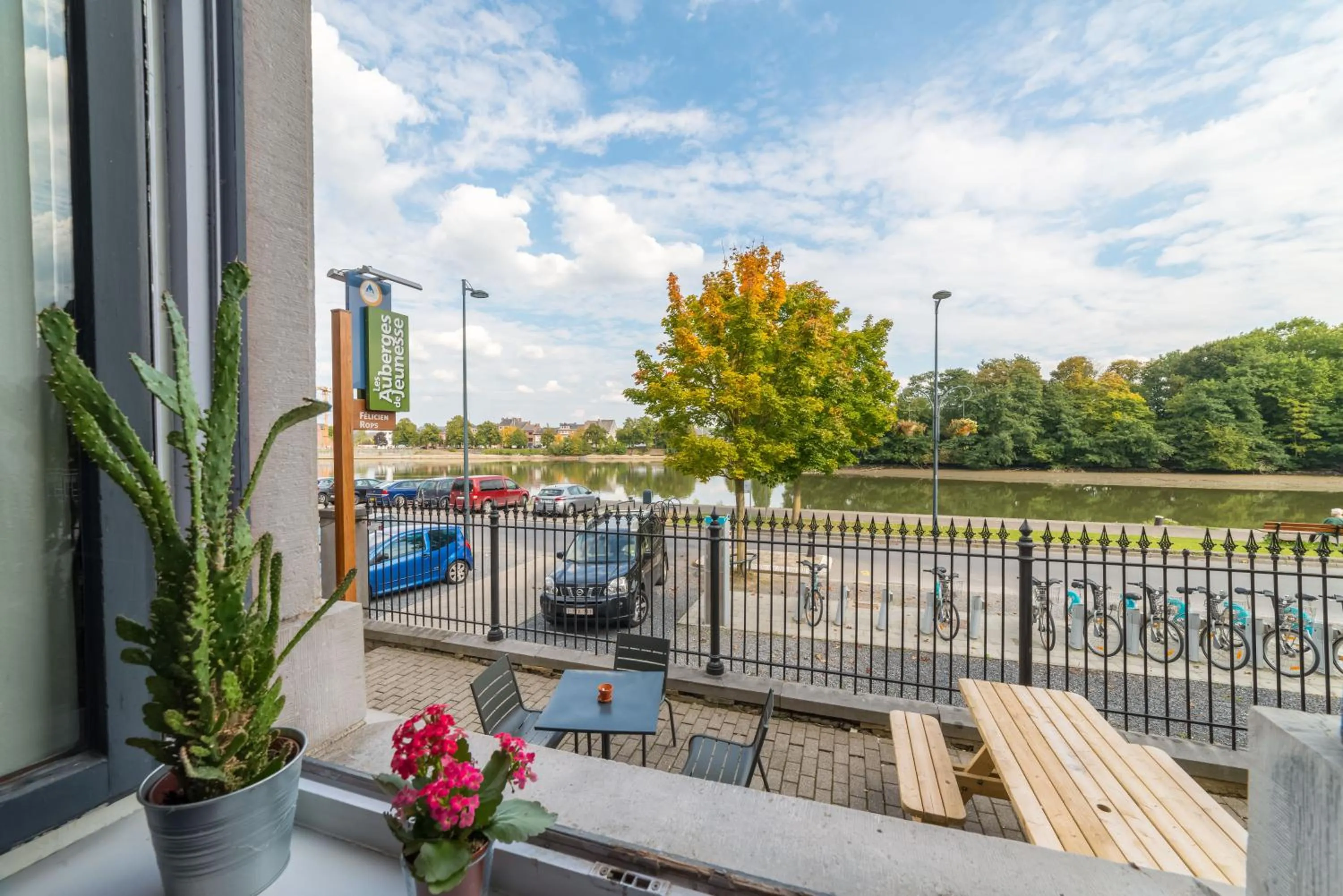 Lobby or reception in Auberge de Jeunesse de Namur
