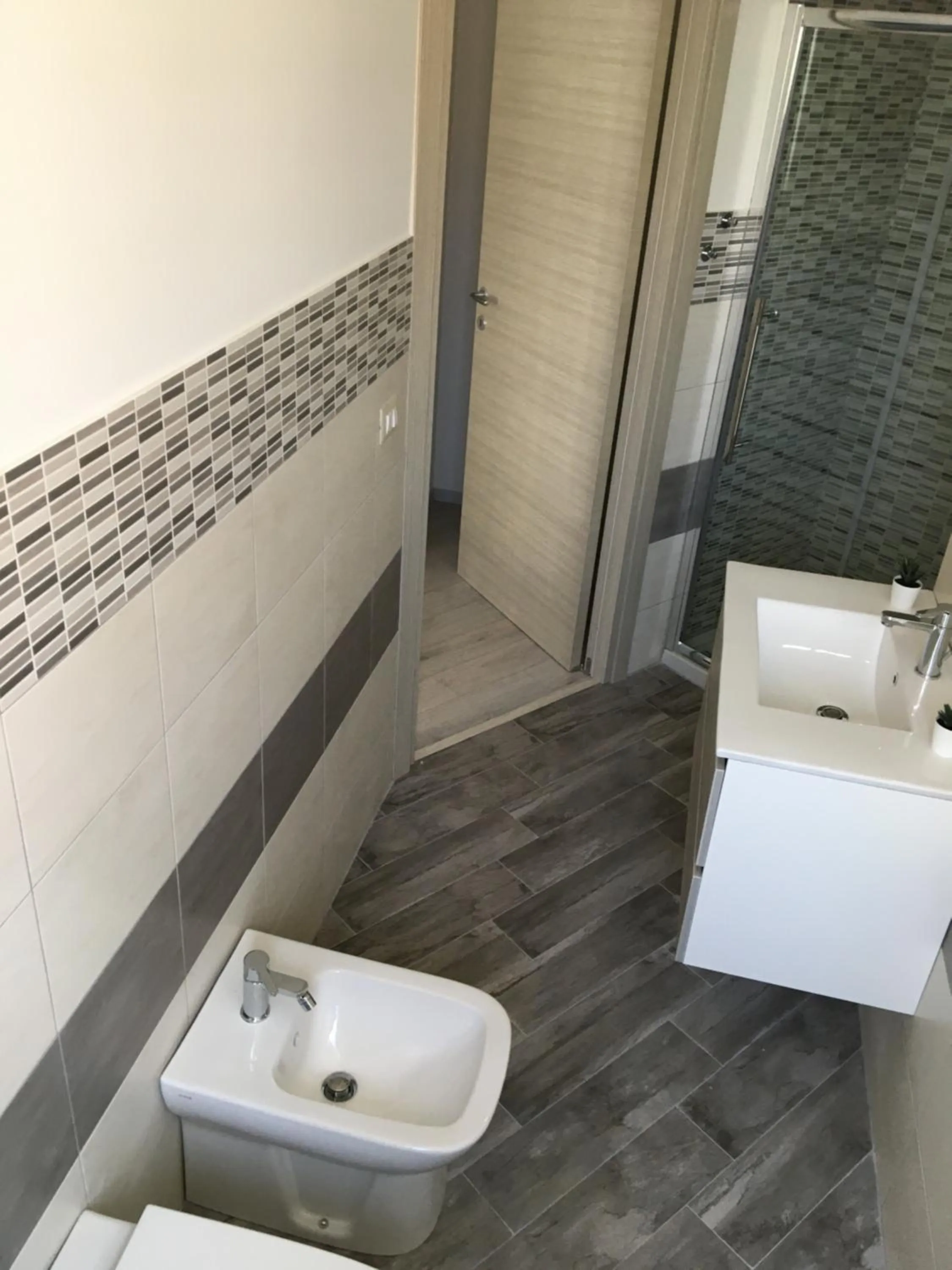 Shower in B&B IL BASTIONE