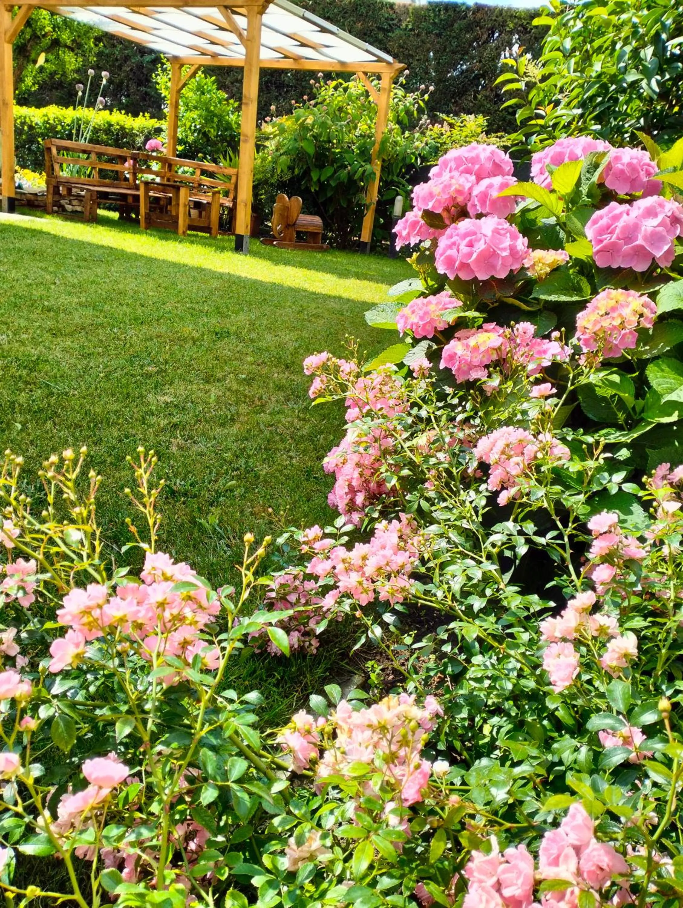 Garden view in Al Casale B&B