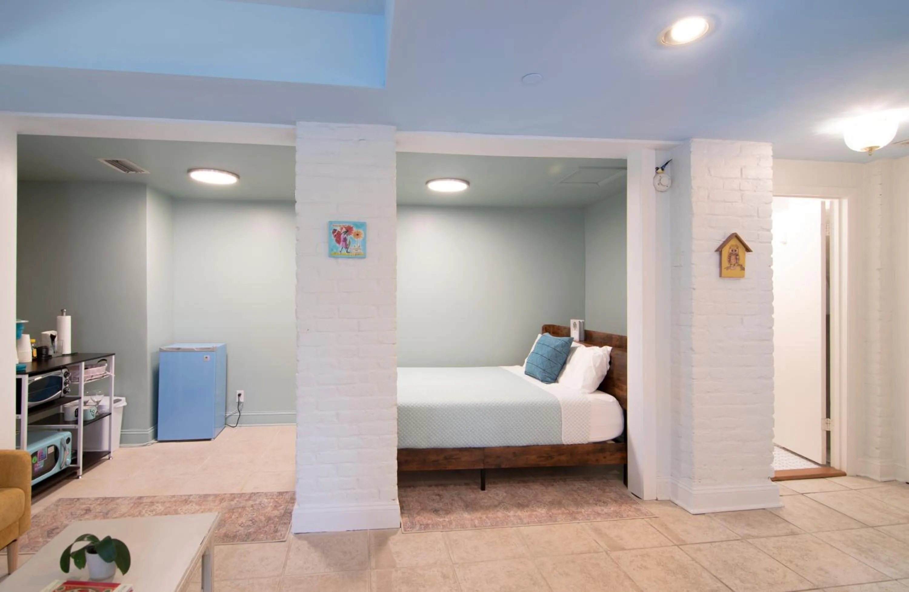 Bed in Birmingham Tree House