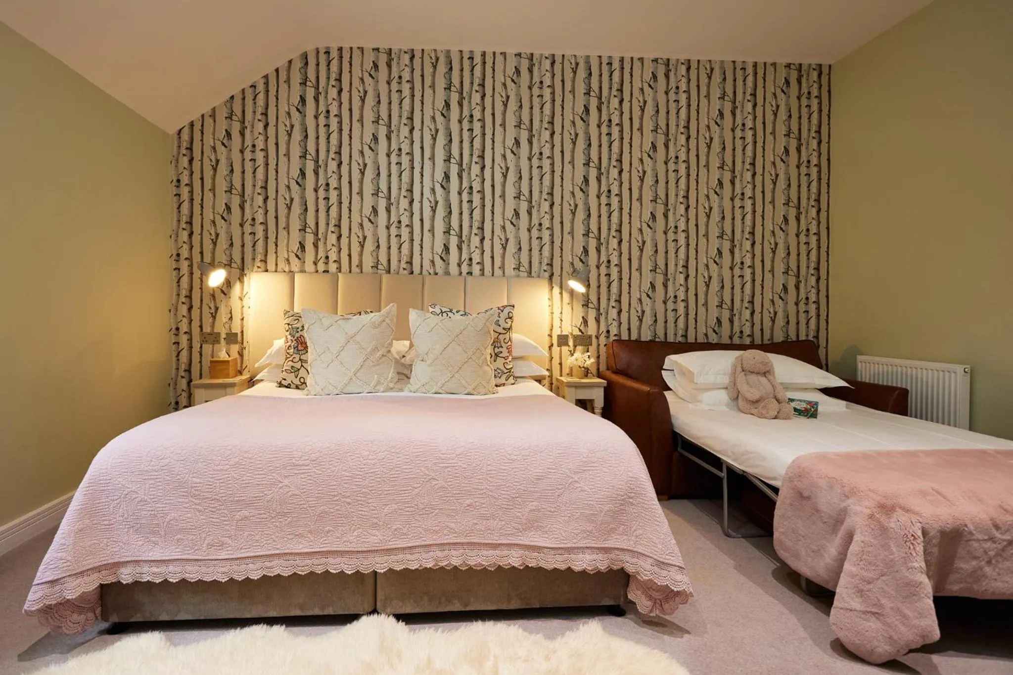 Bed in The Lime Tree Inn