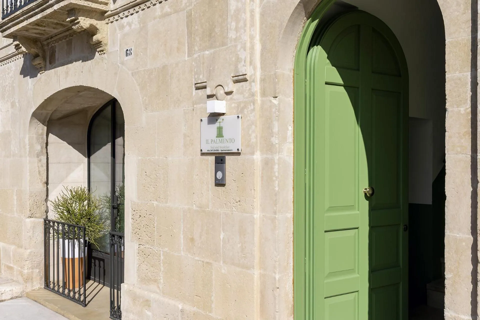 Facade/entrance in Il Palmento B&B
