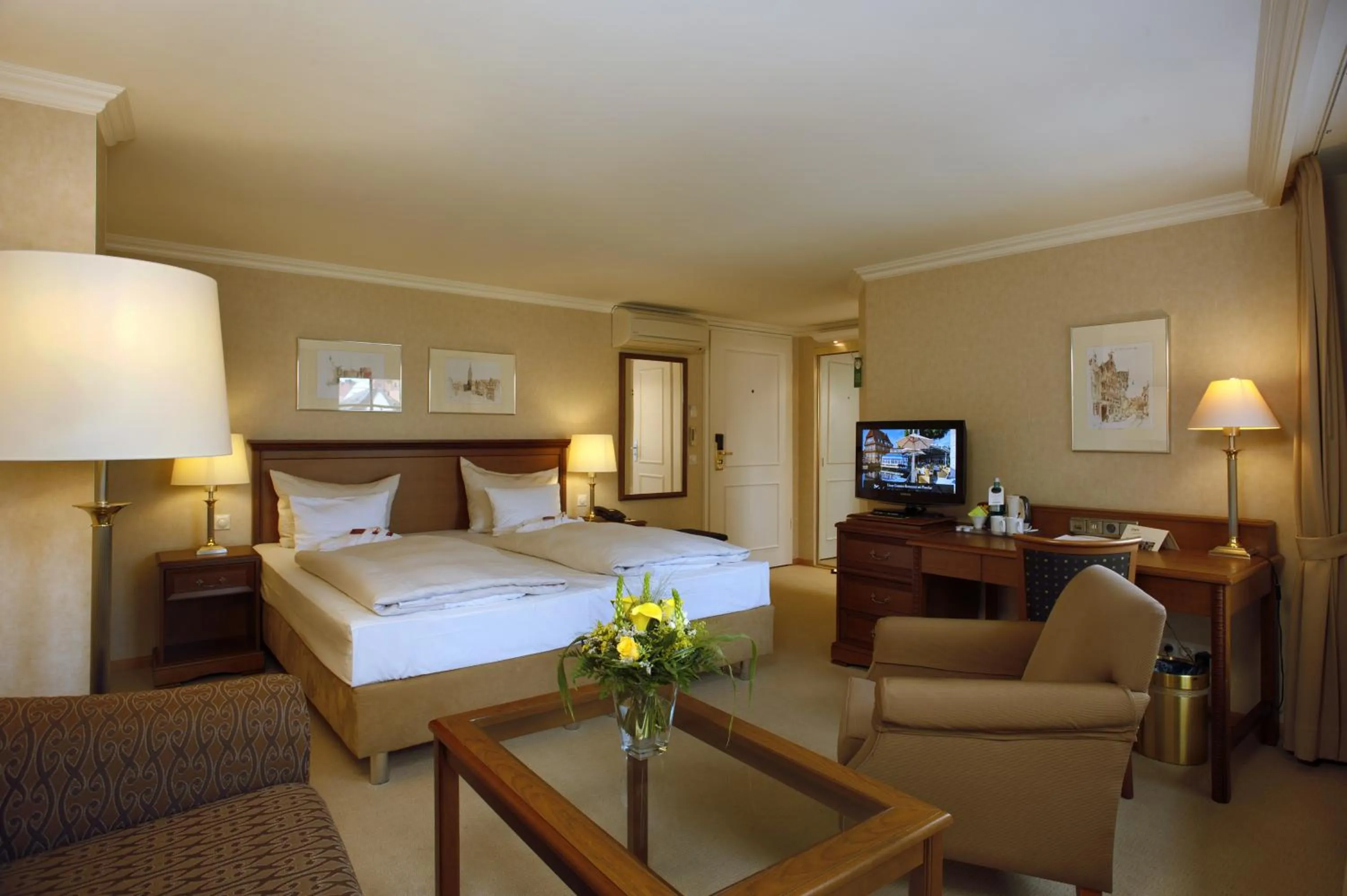 Photo of the whole room, Bed in DORMERO Hotel Bergström Lüneburg