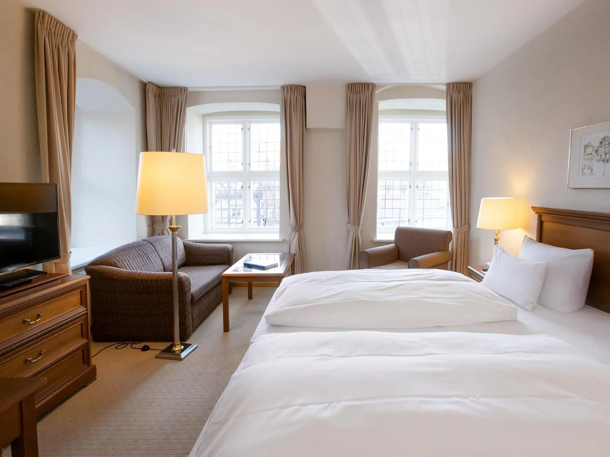 Photo of the whole room, Bed in DORMERO Hotel Bergström Lüneburg